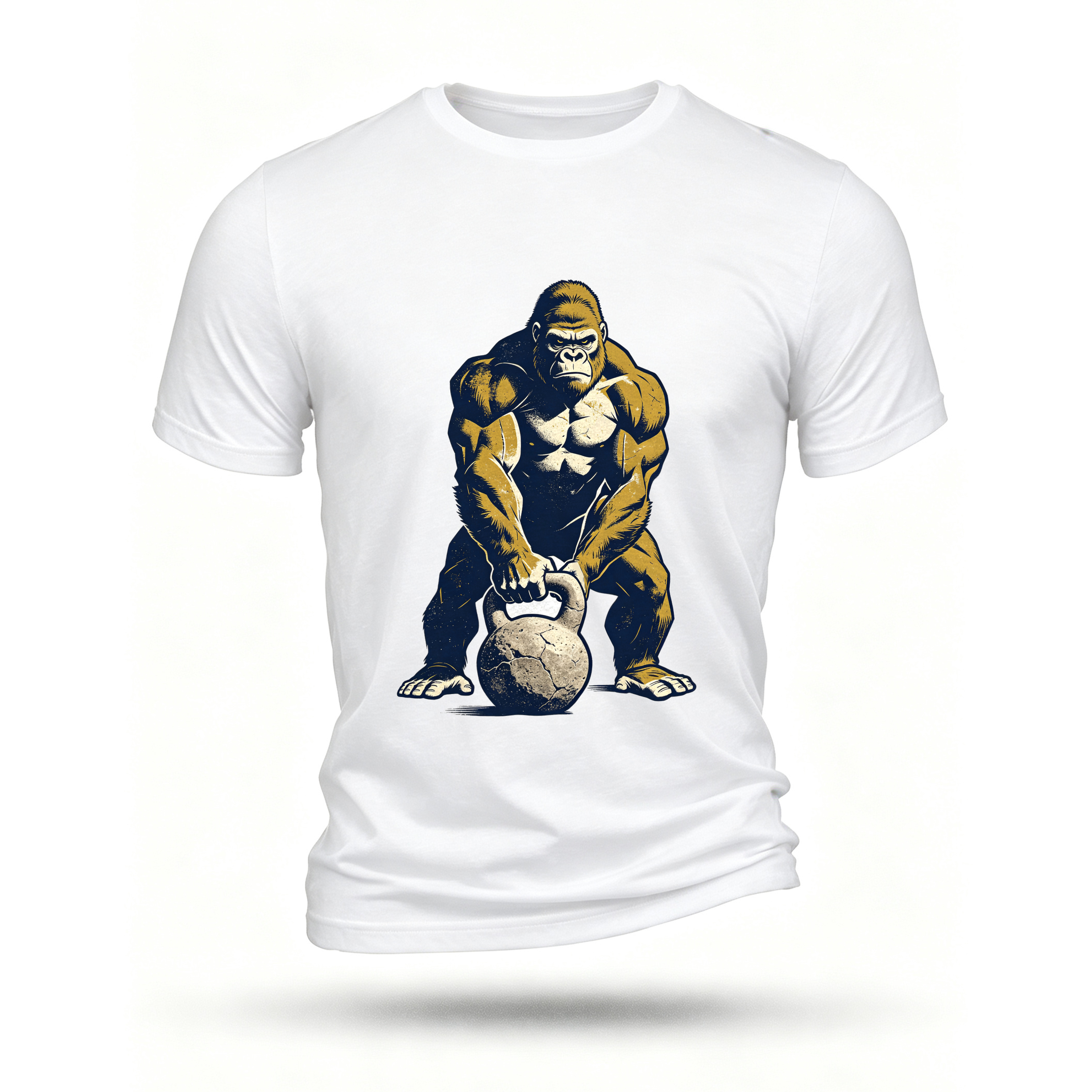 White T-shirt, front print