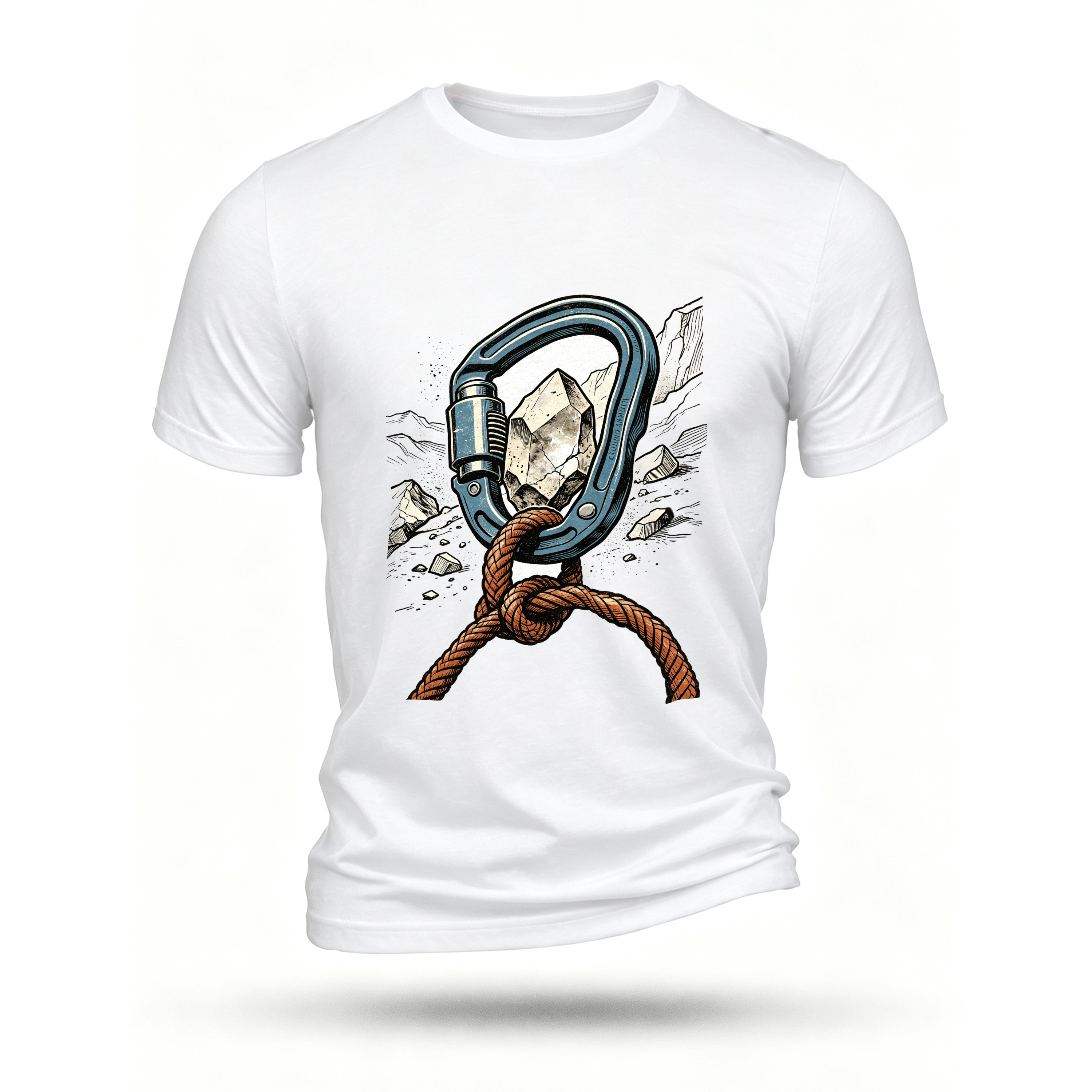 White T-shirt, front print