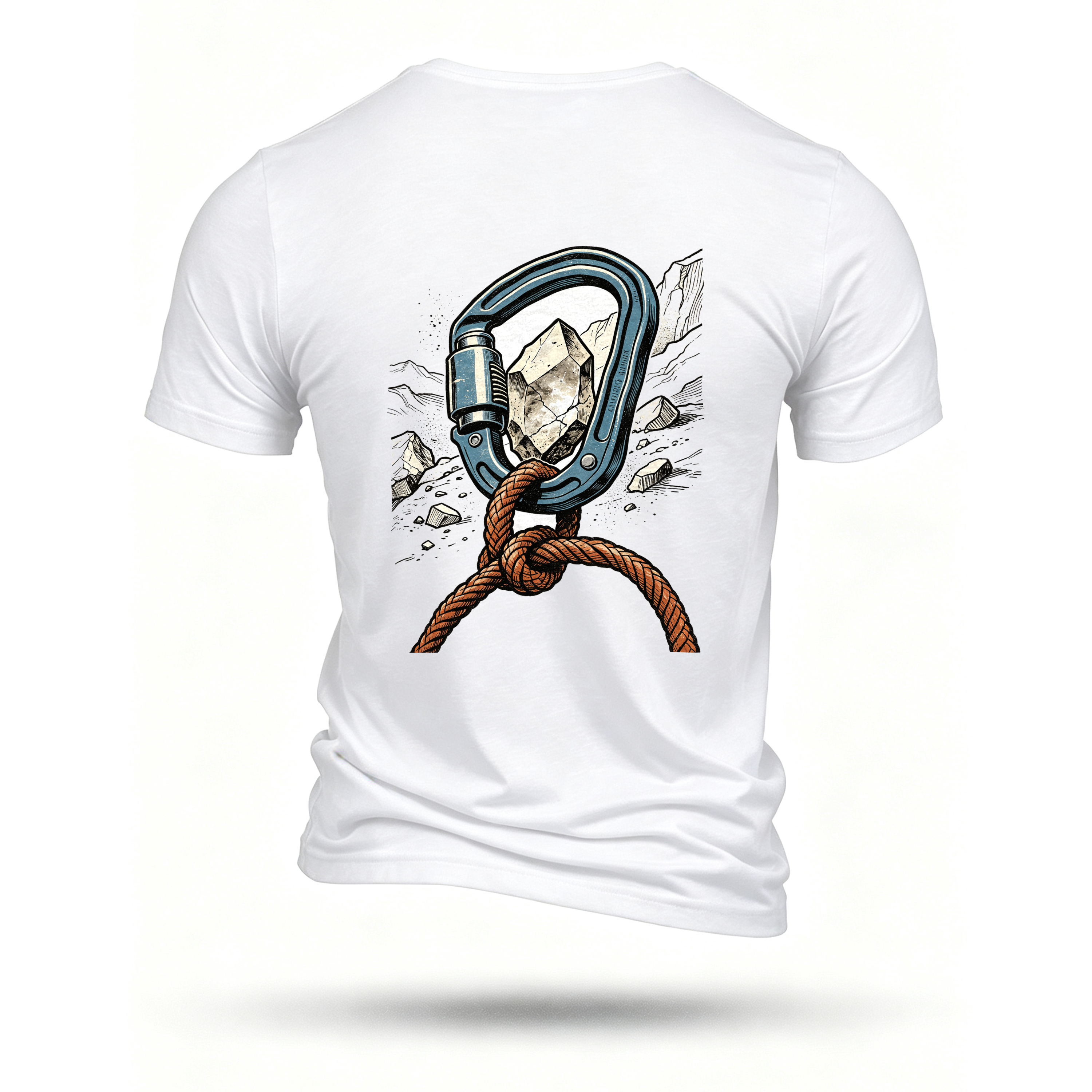 White T-shirt, back print
