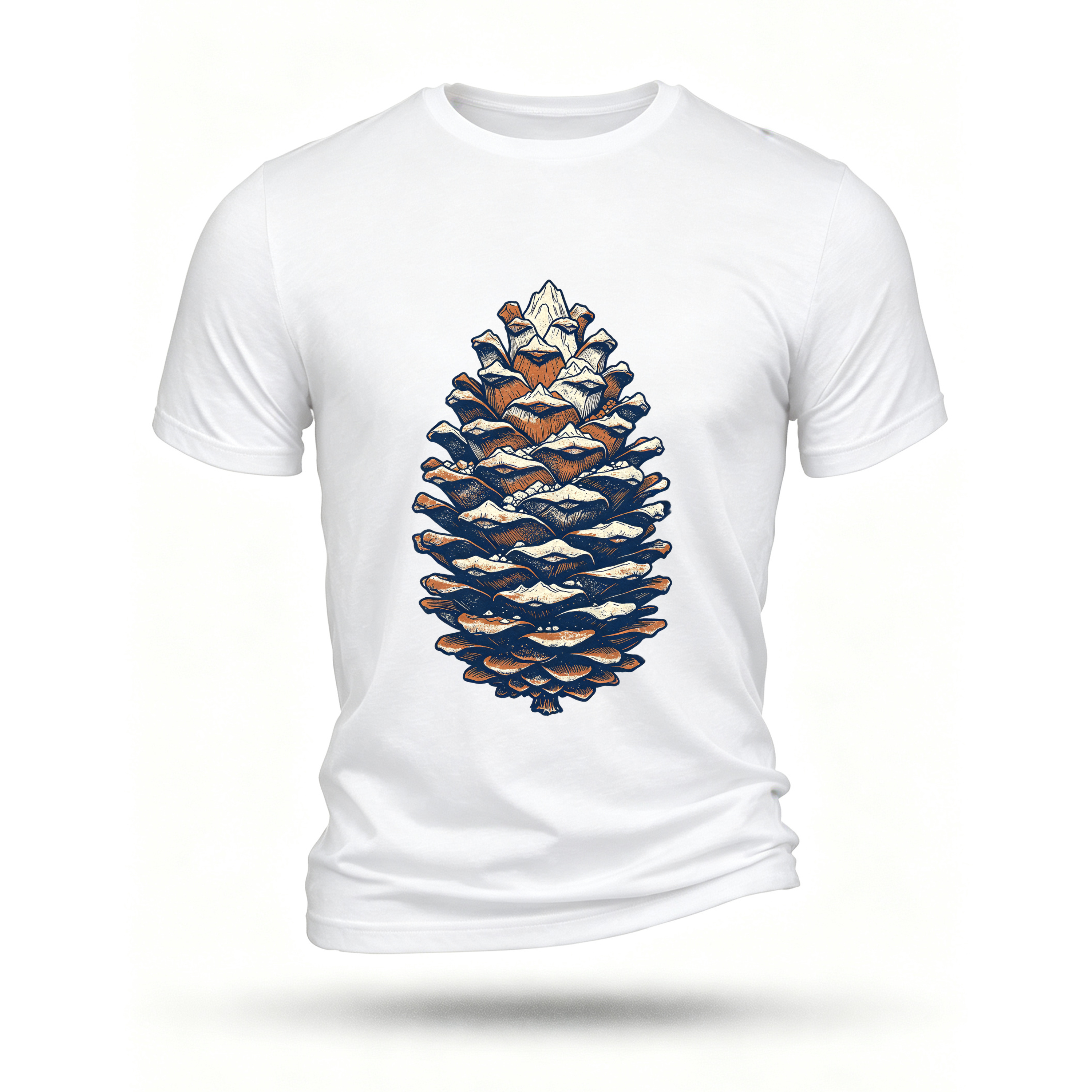 White T-shirt, front print