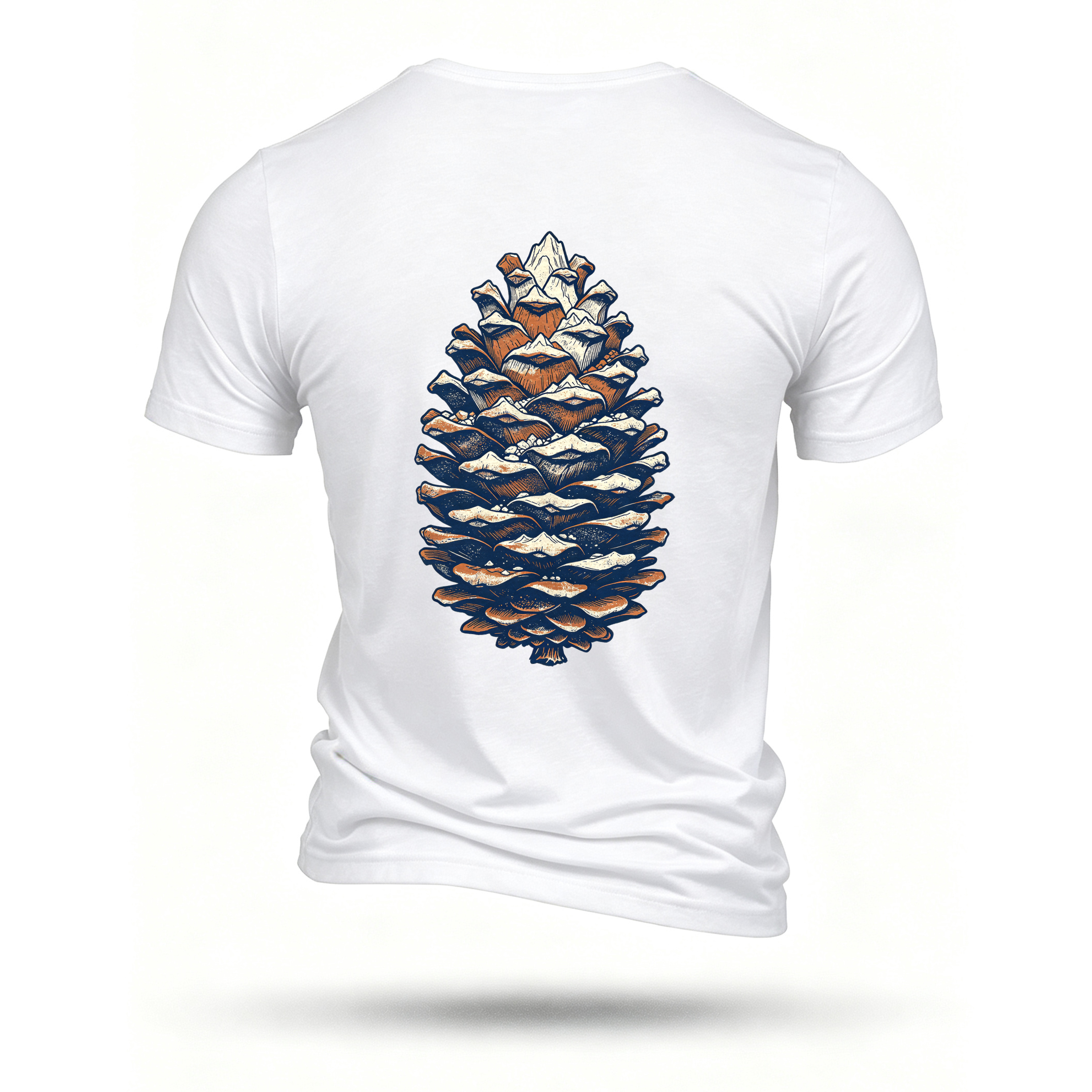 White T-shirt, back print