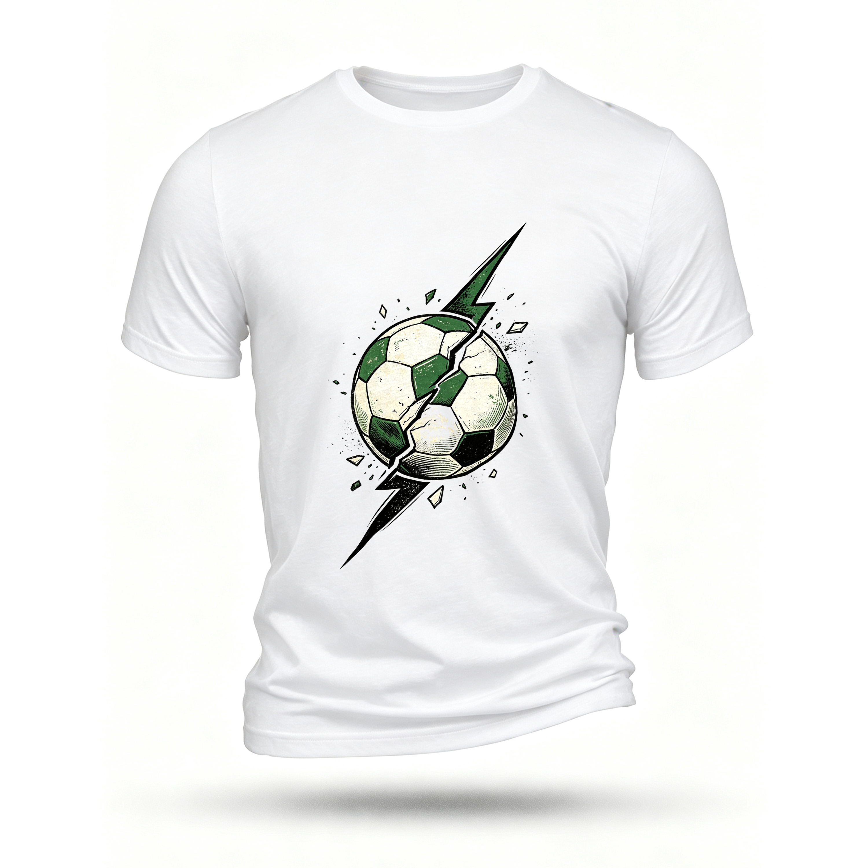 White T-shirt, front print