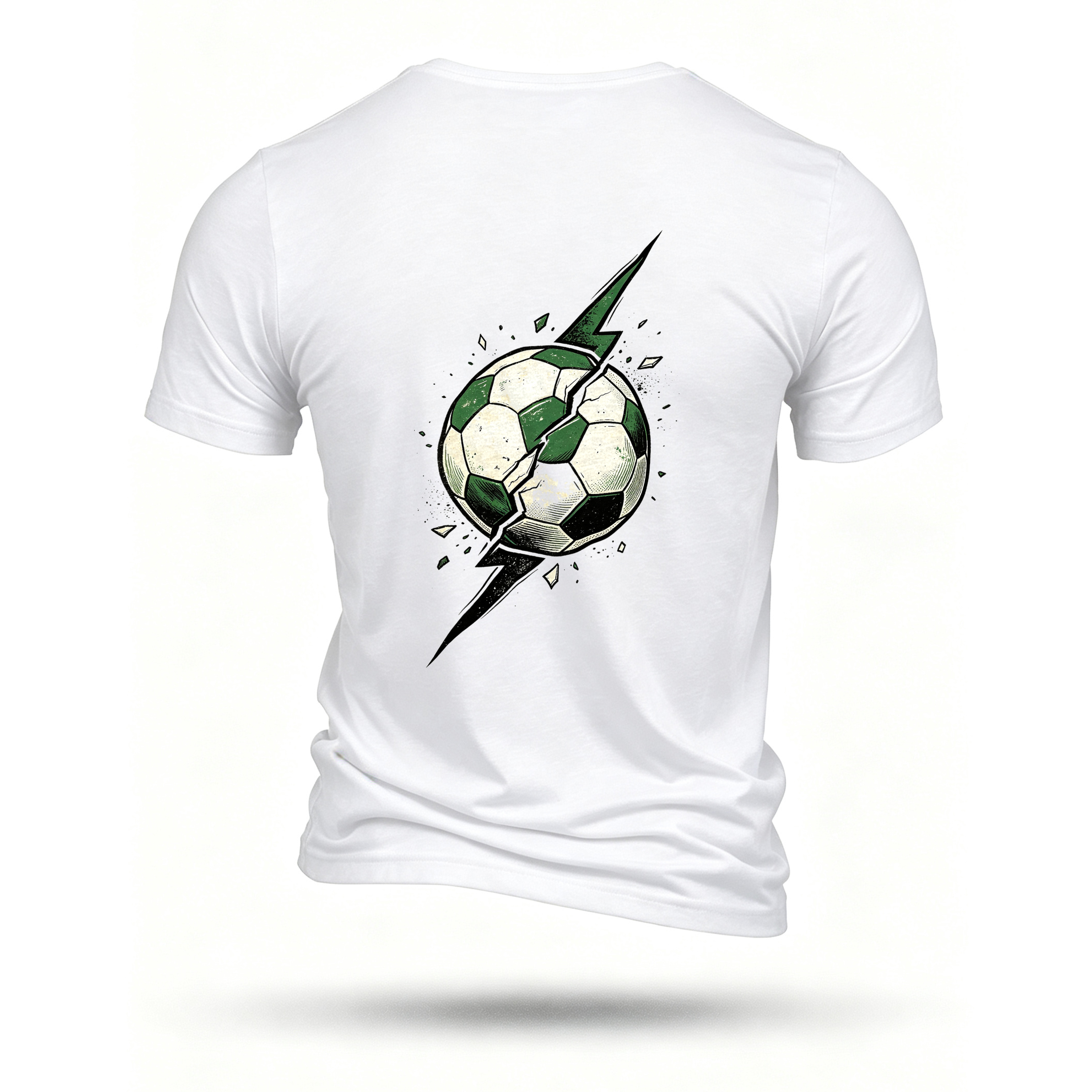 White T-shirt, back print