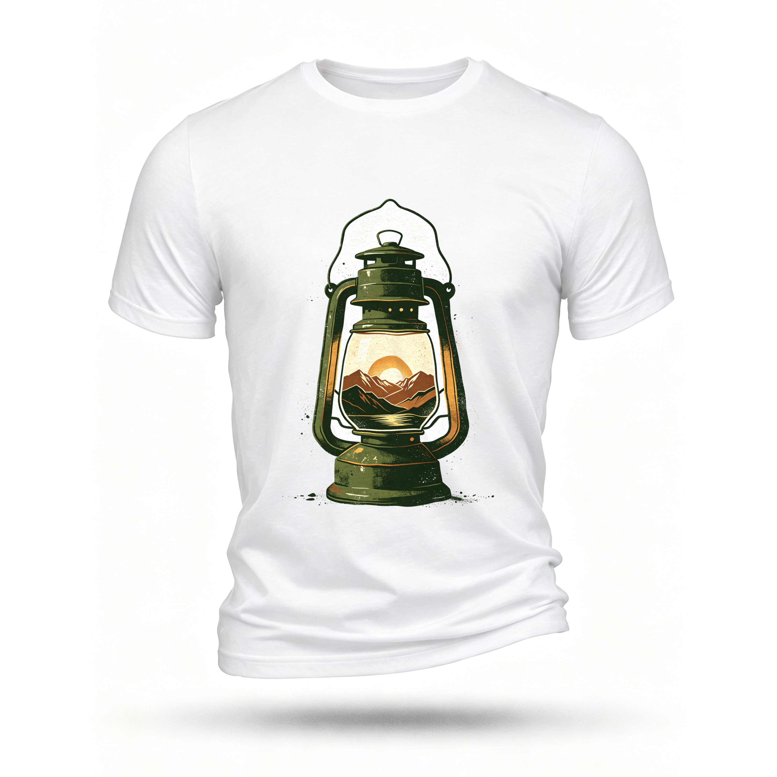 White T-shirt, front print