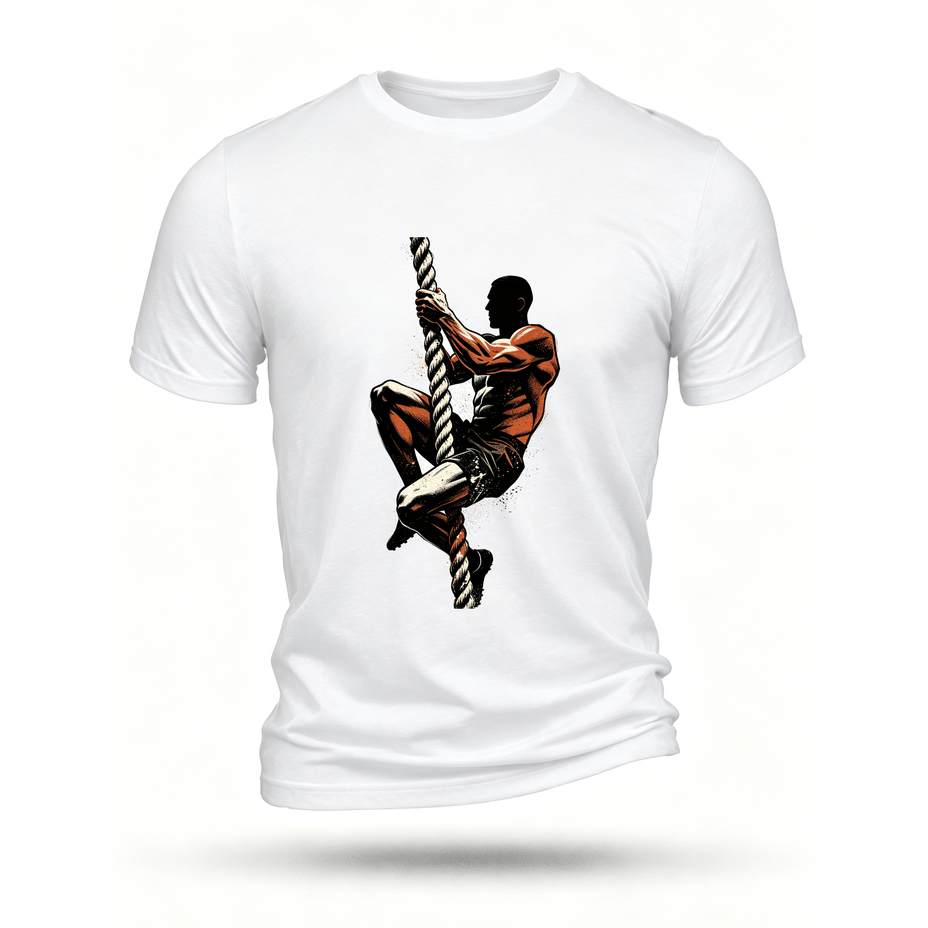 White T-shirt, front print