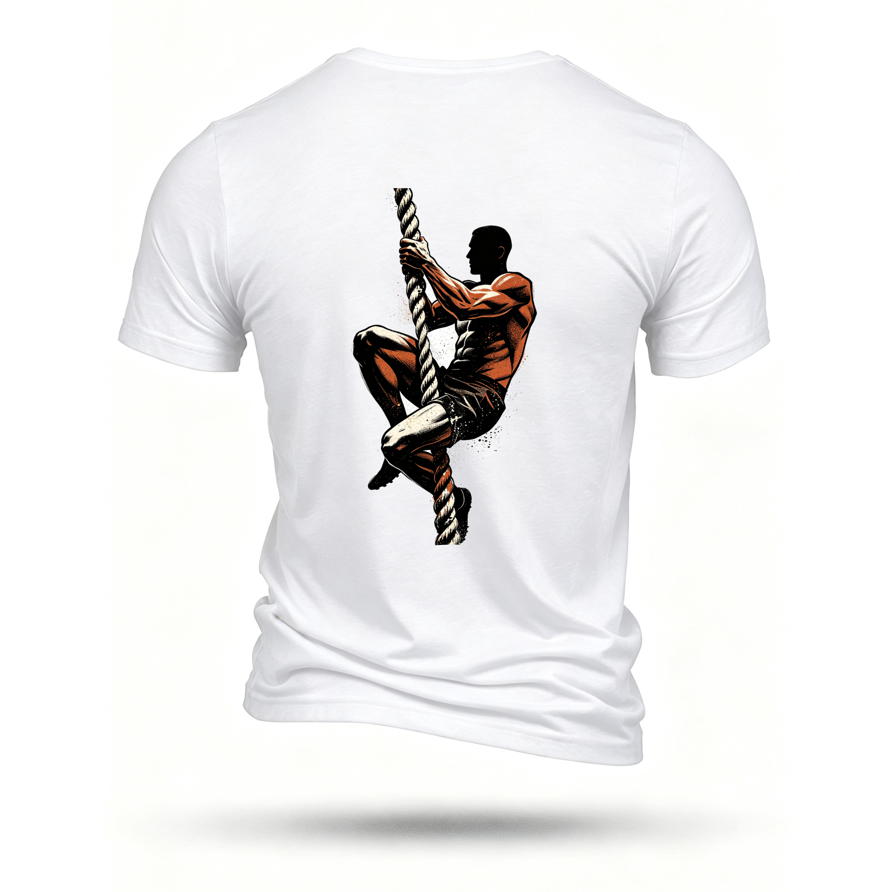 White T-shirt, back print