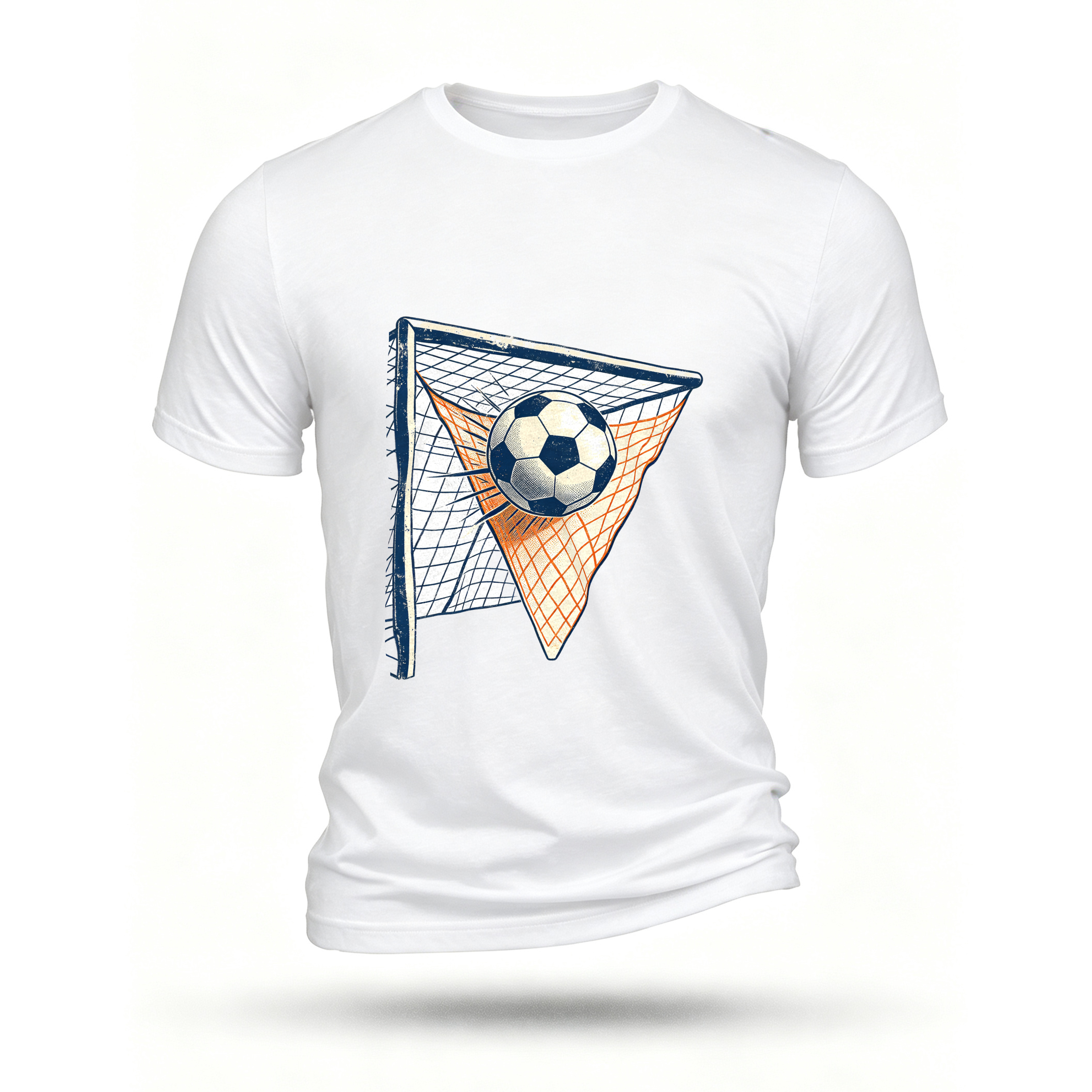 White T-shirt, front print