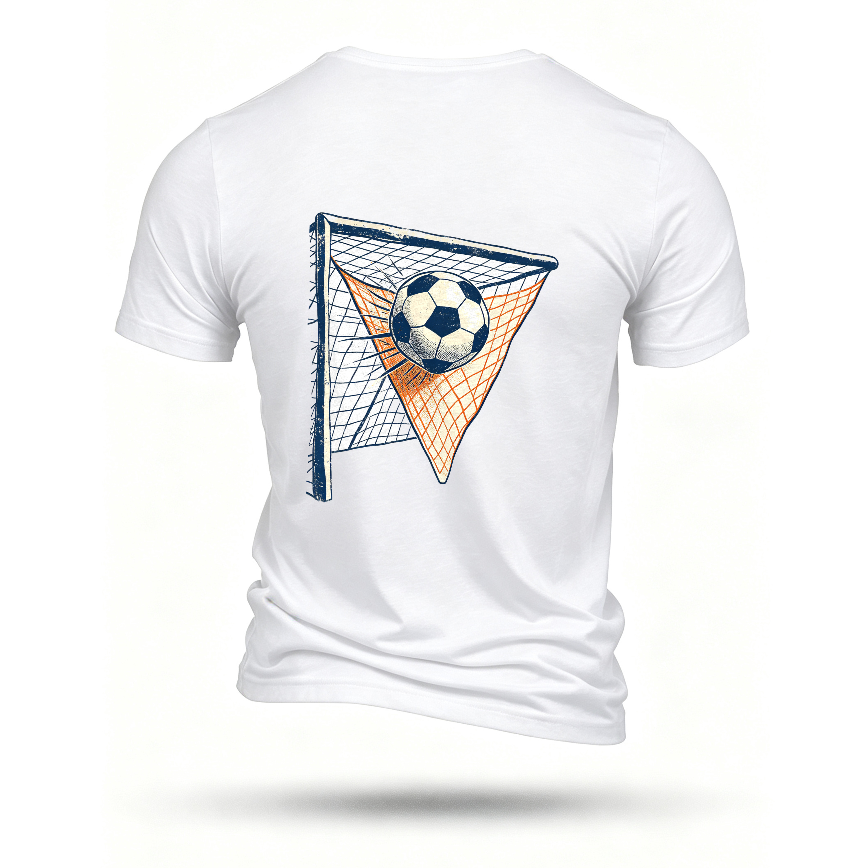 White T-shirt, back print