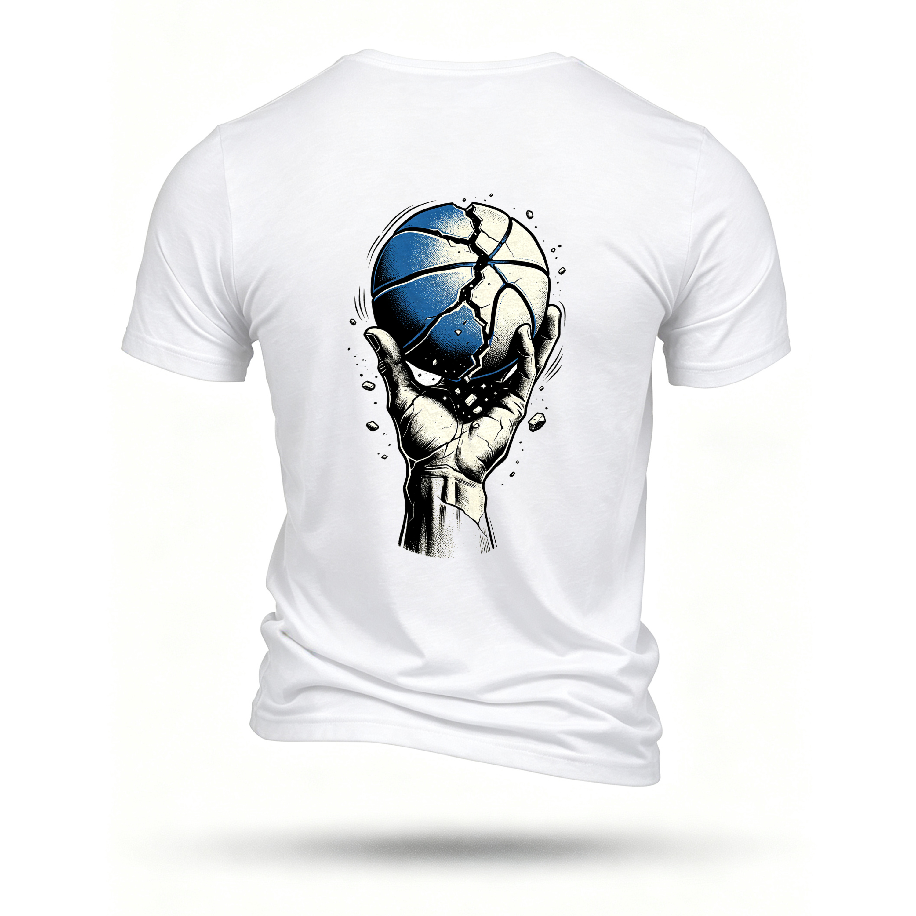 White T-shirt, back print