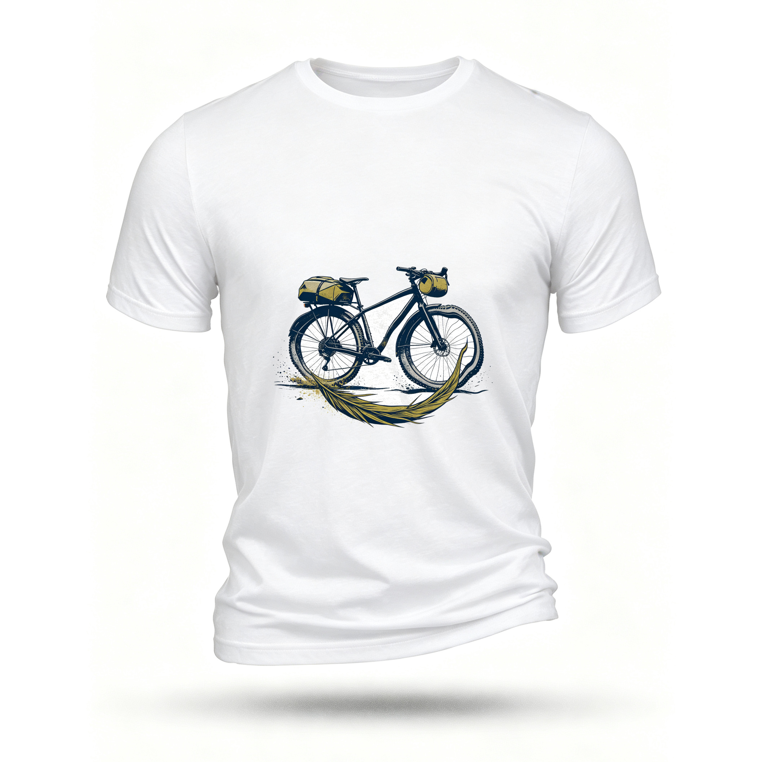 White T-shirt, front print