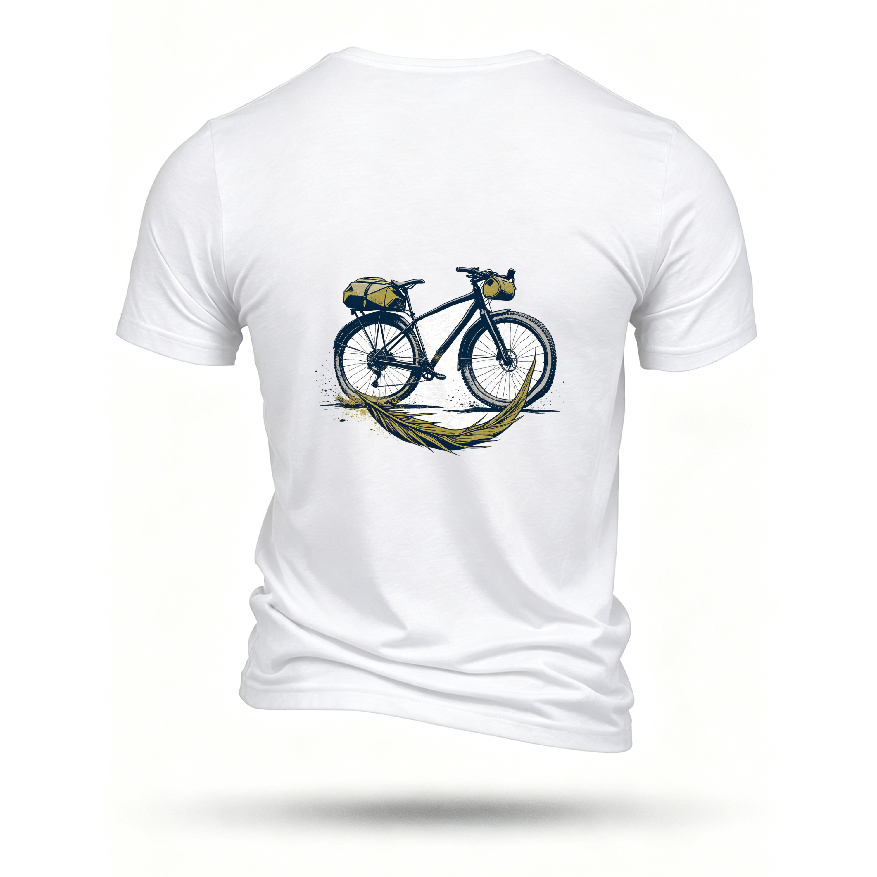 White T-shirt, back print