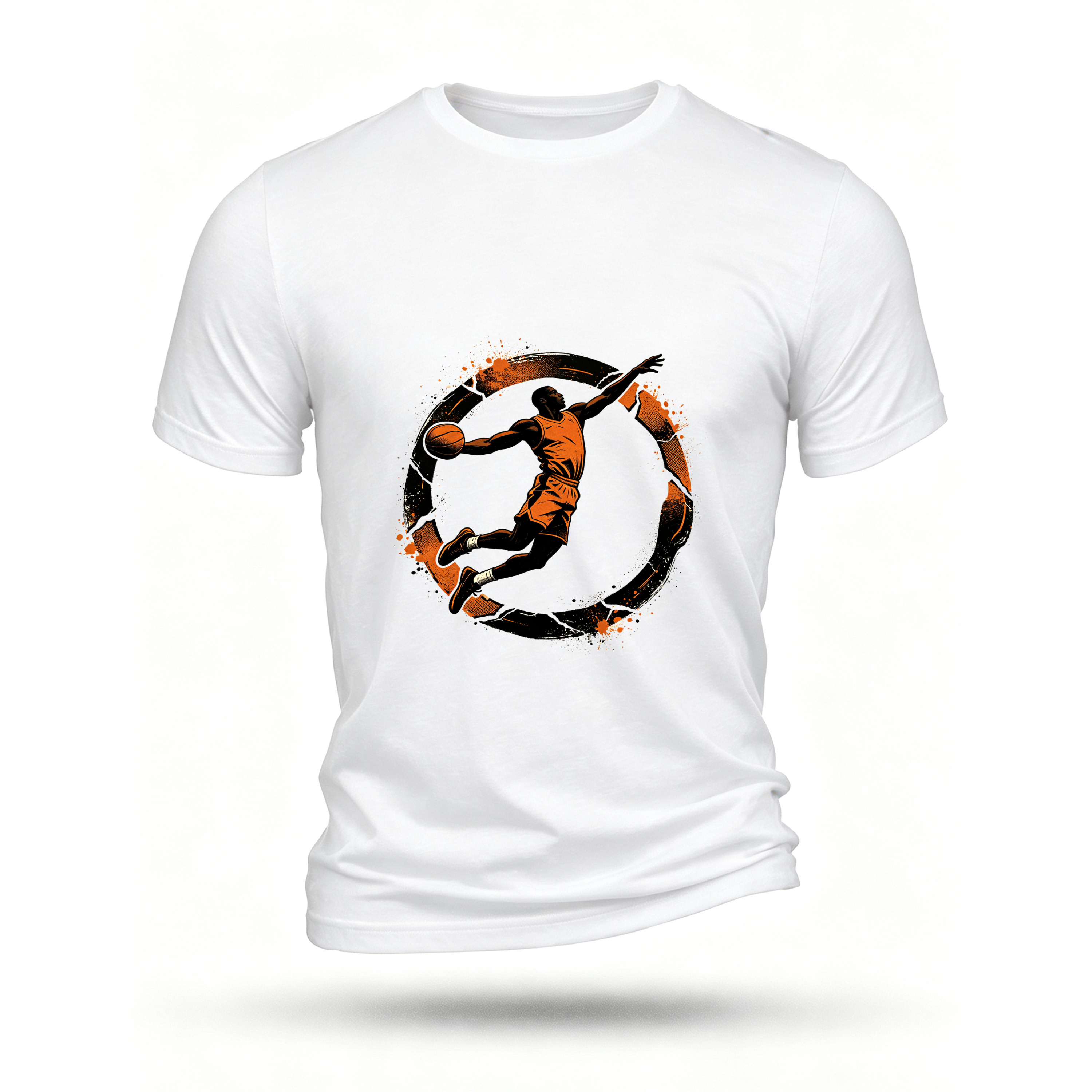 White T-shirt, front print
