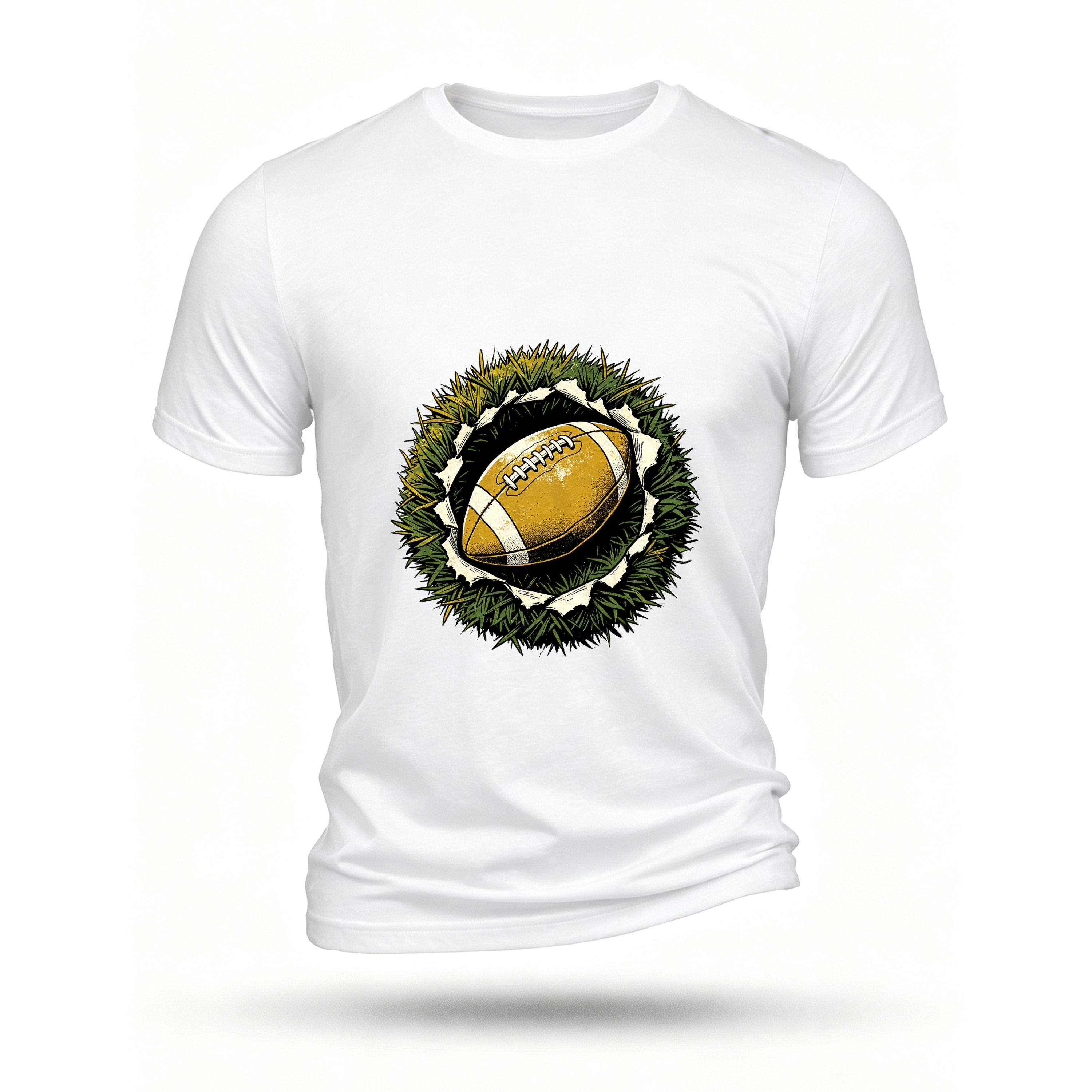 White T-shirt, front print