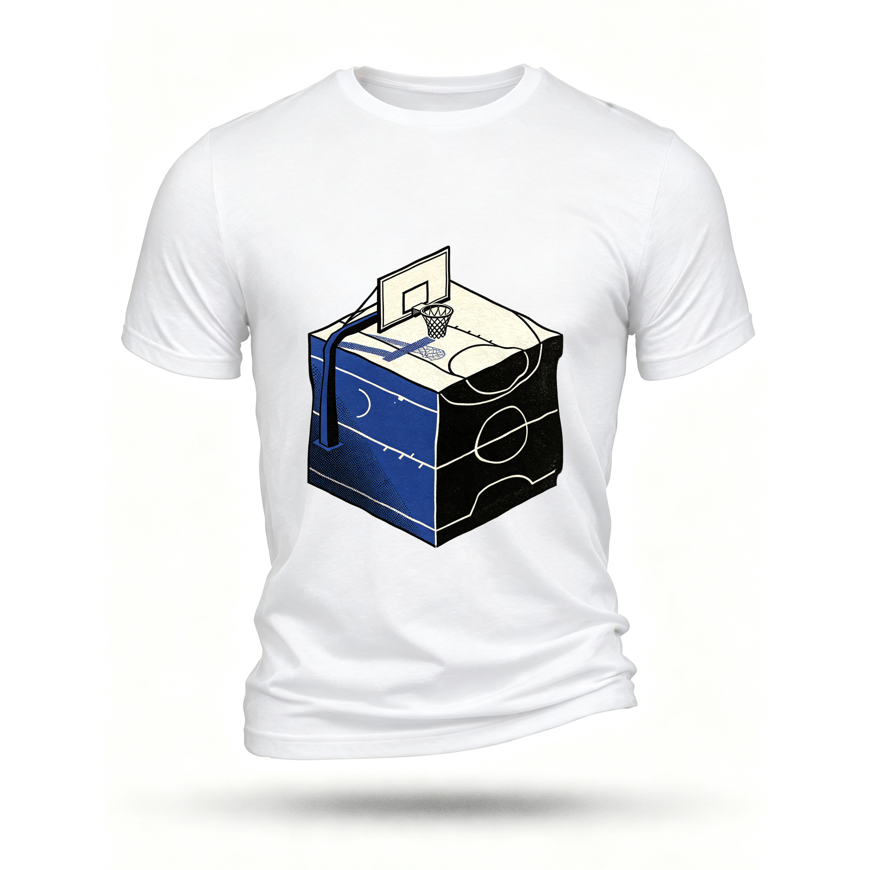 White T-shirt, front print