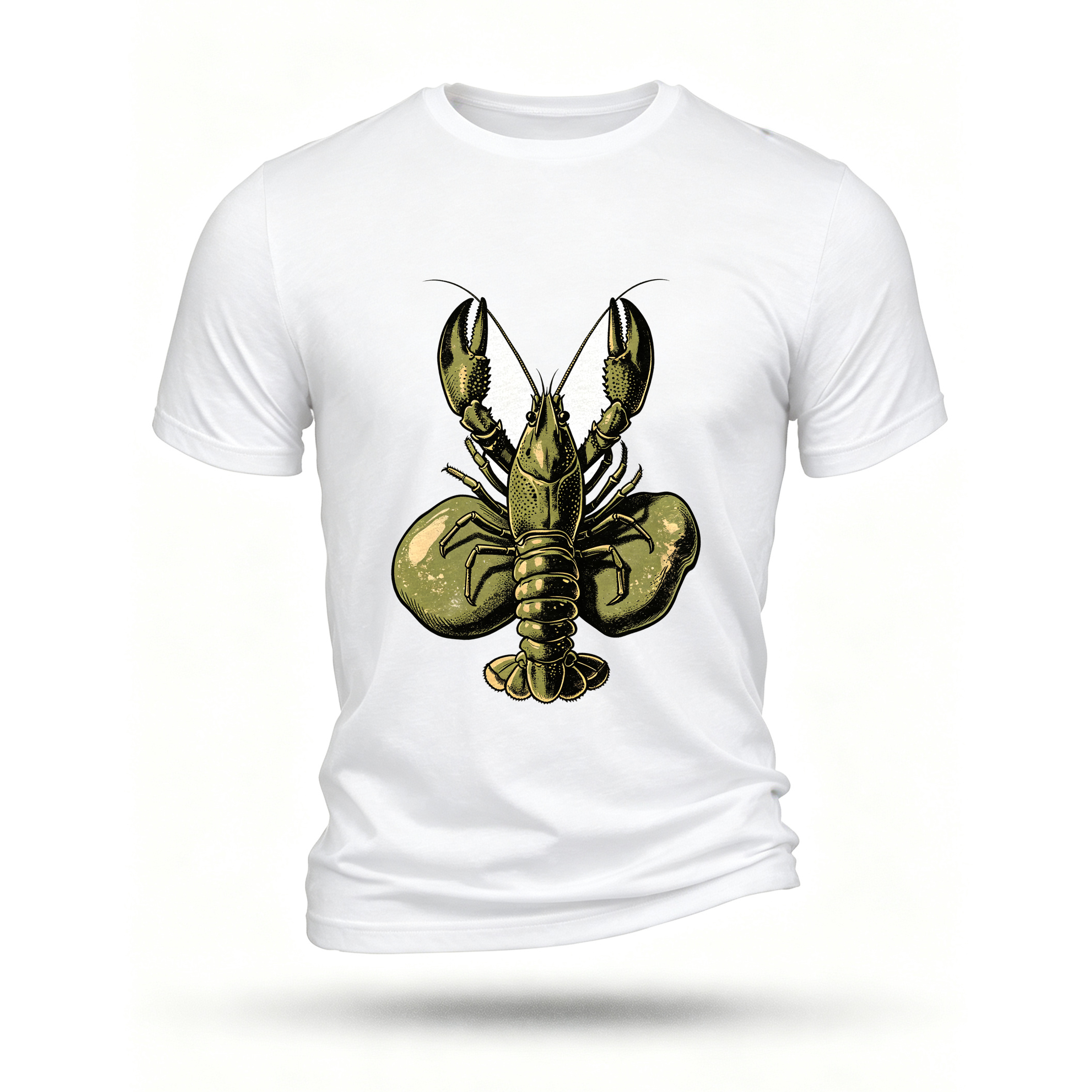 White T-shirt, front print