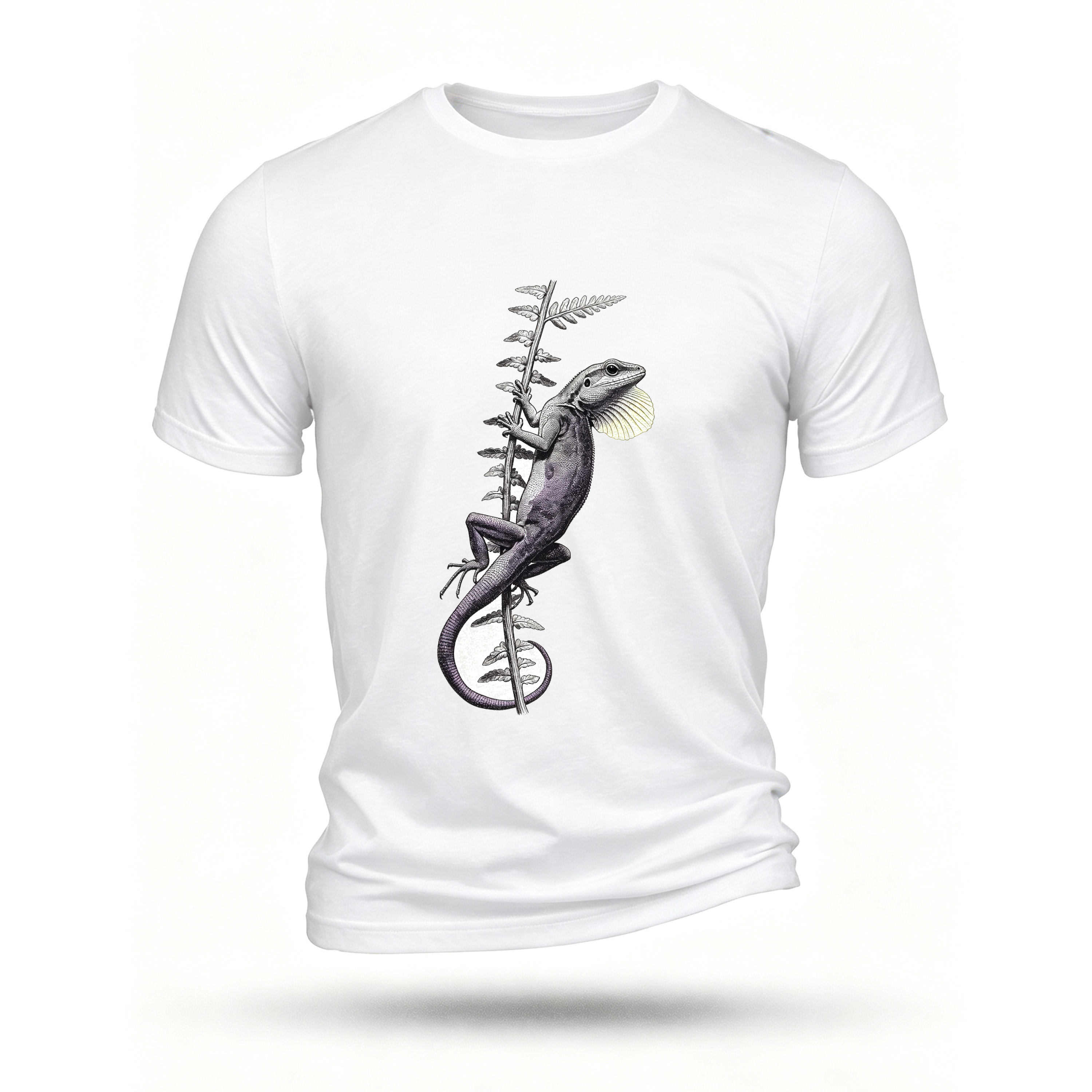 White T-shirt, front print