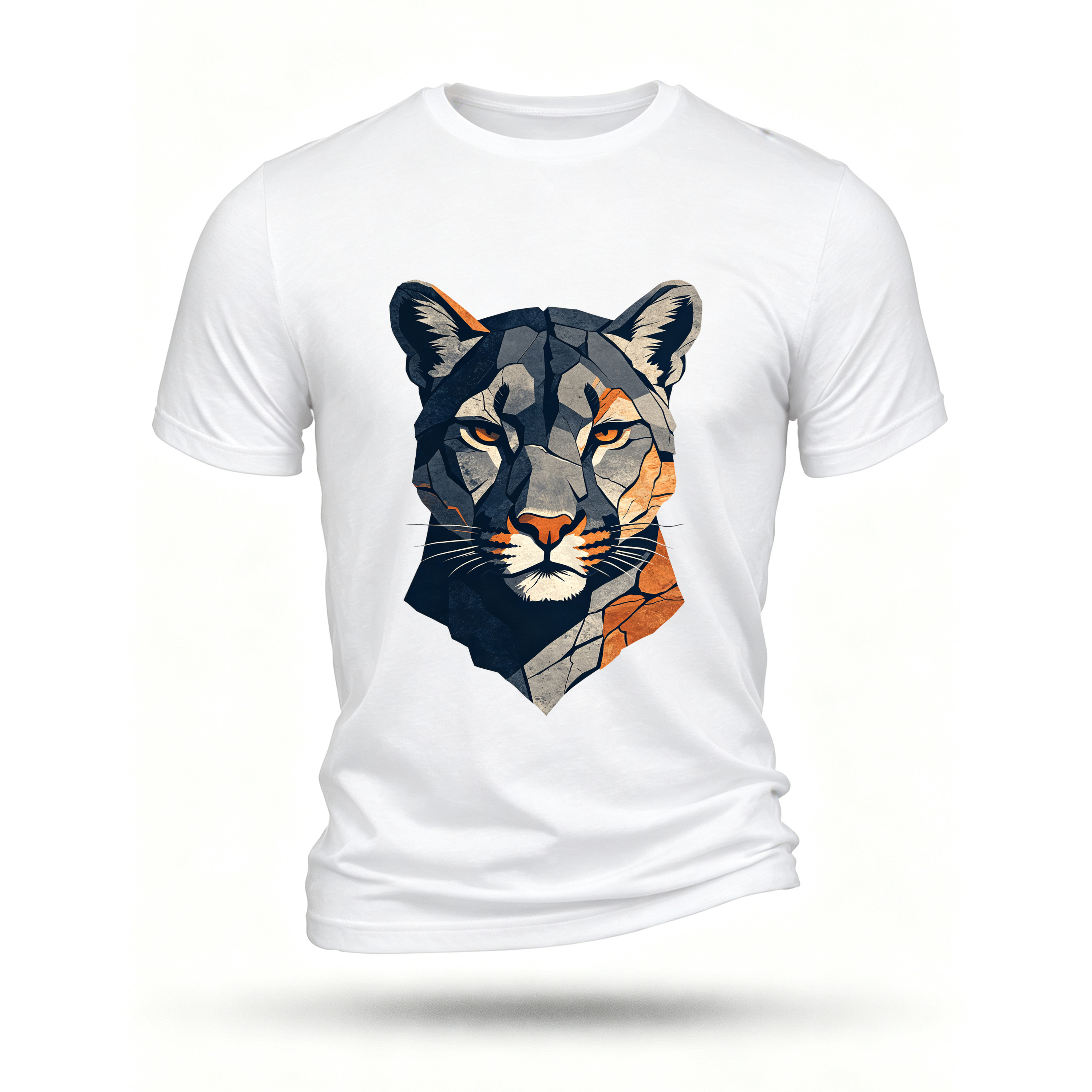 White T-shirt, front print