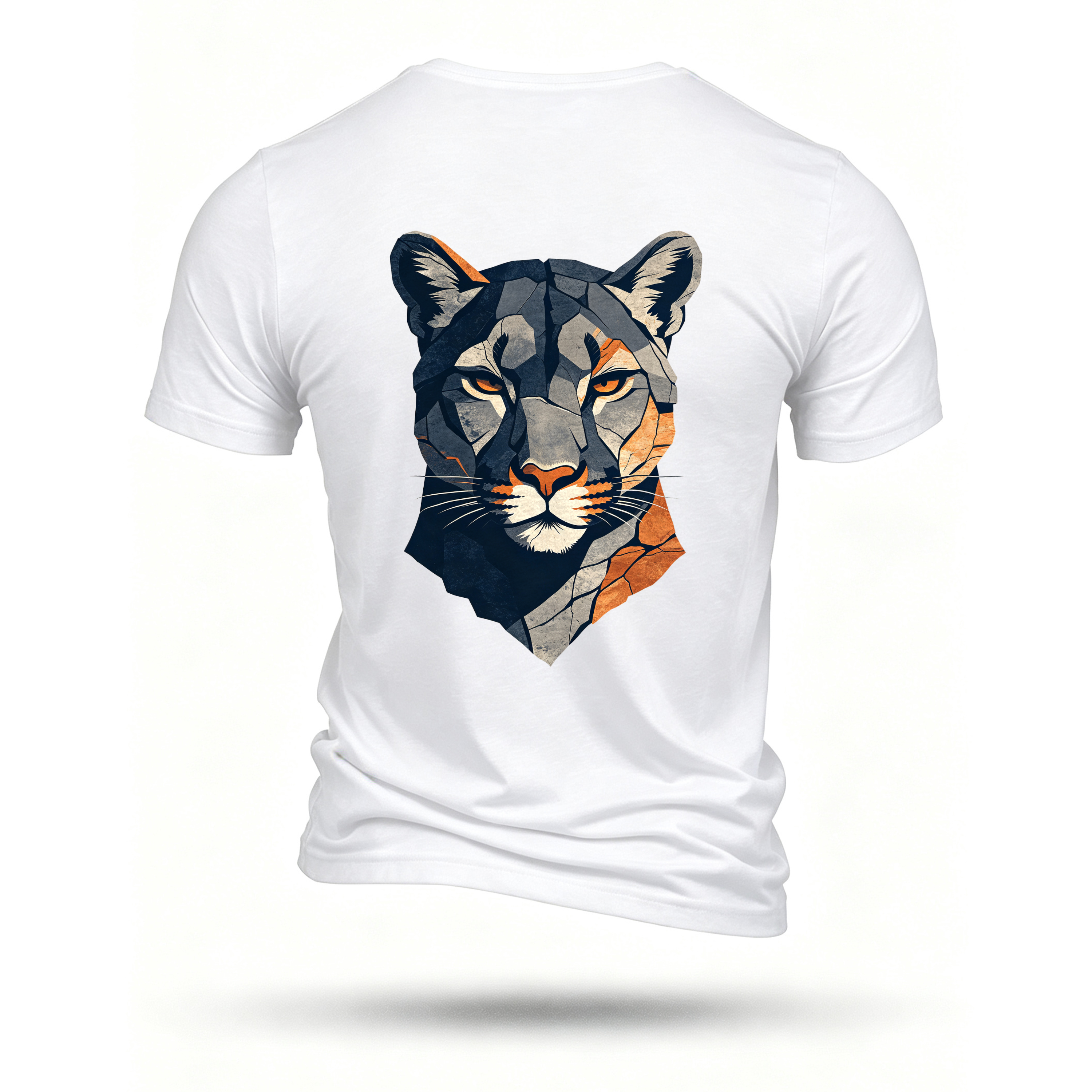 White T-shirt, back print