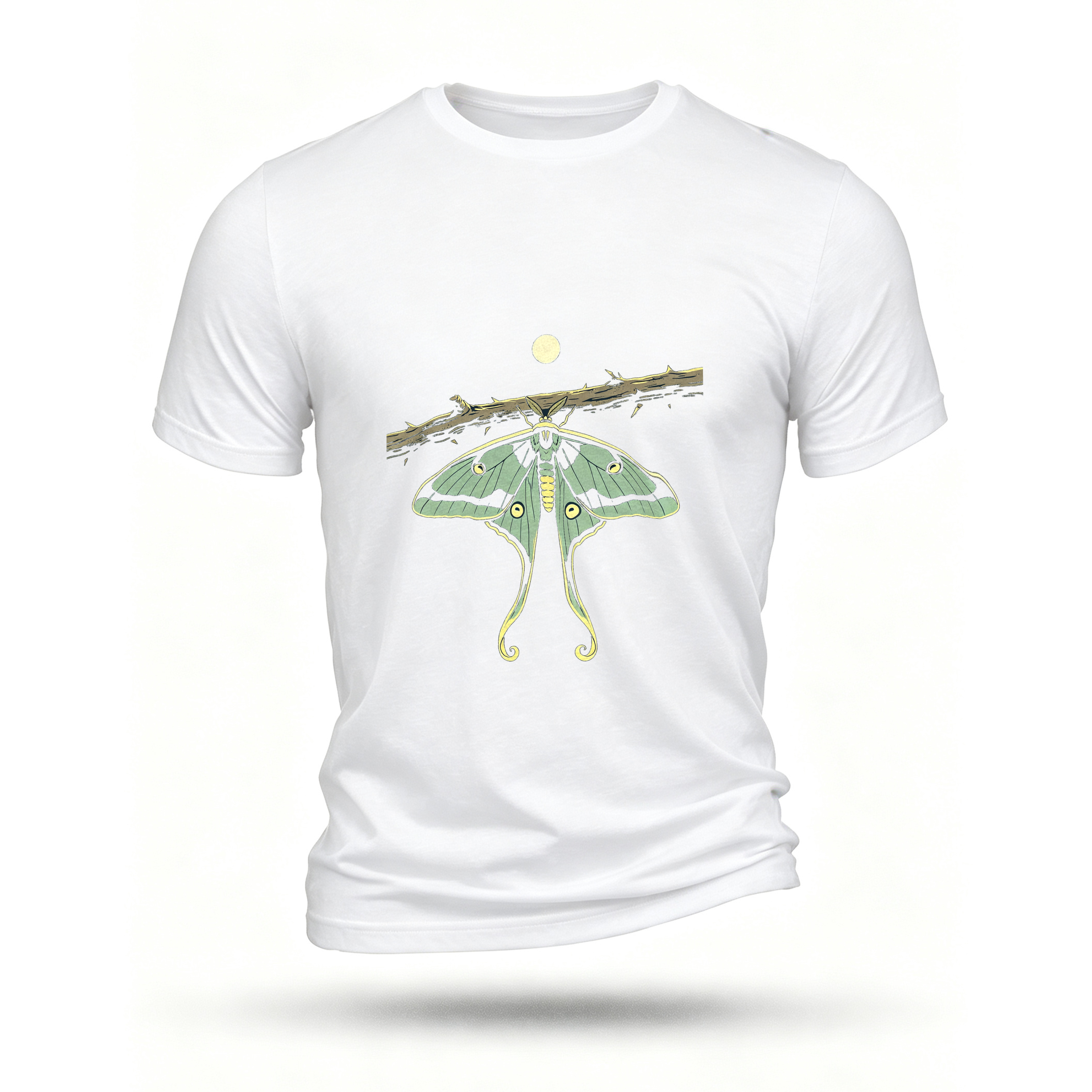 White T-shirt, front print