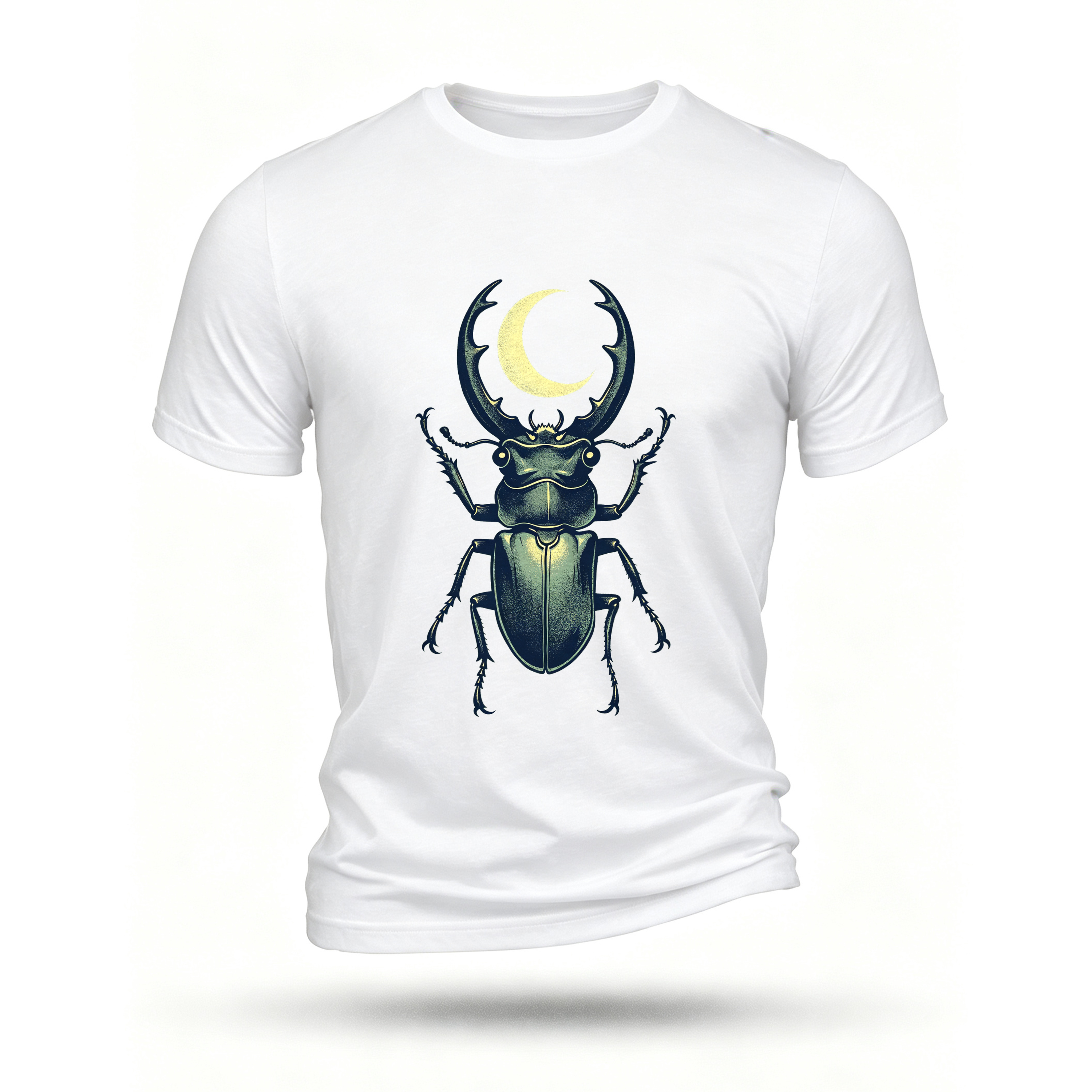 White T-shirt, front print