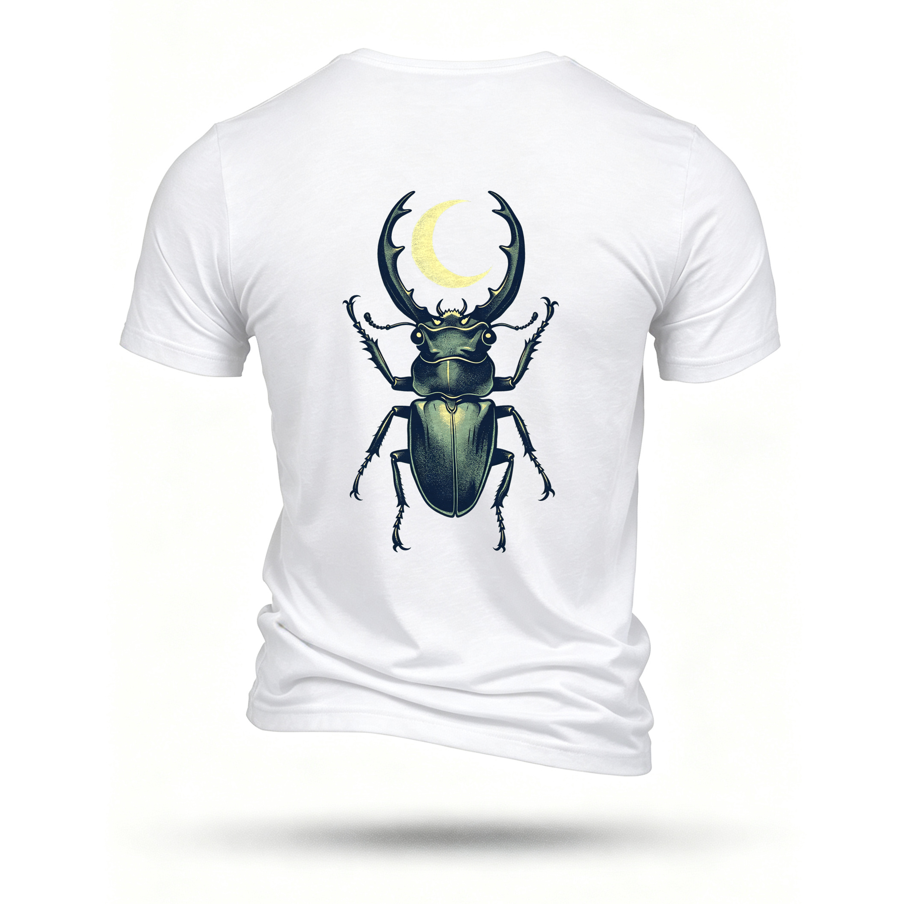 White T-shirt, back print
