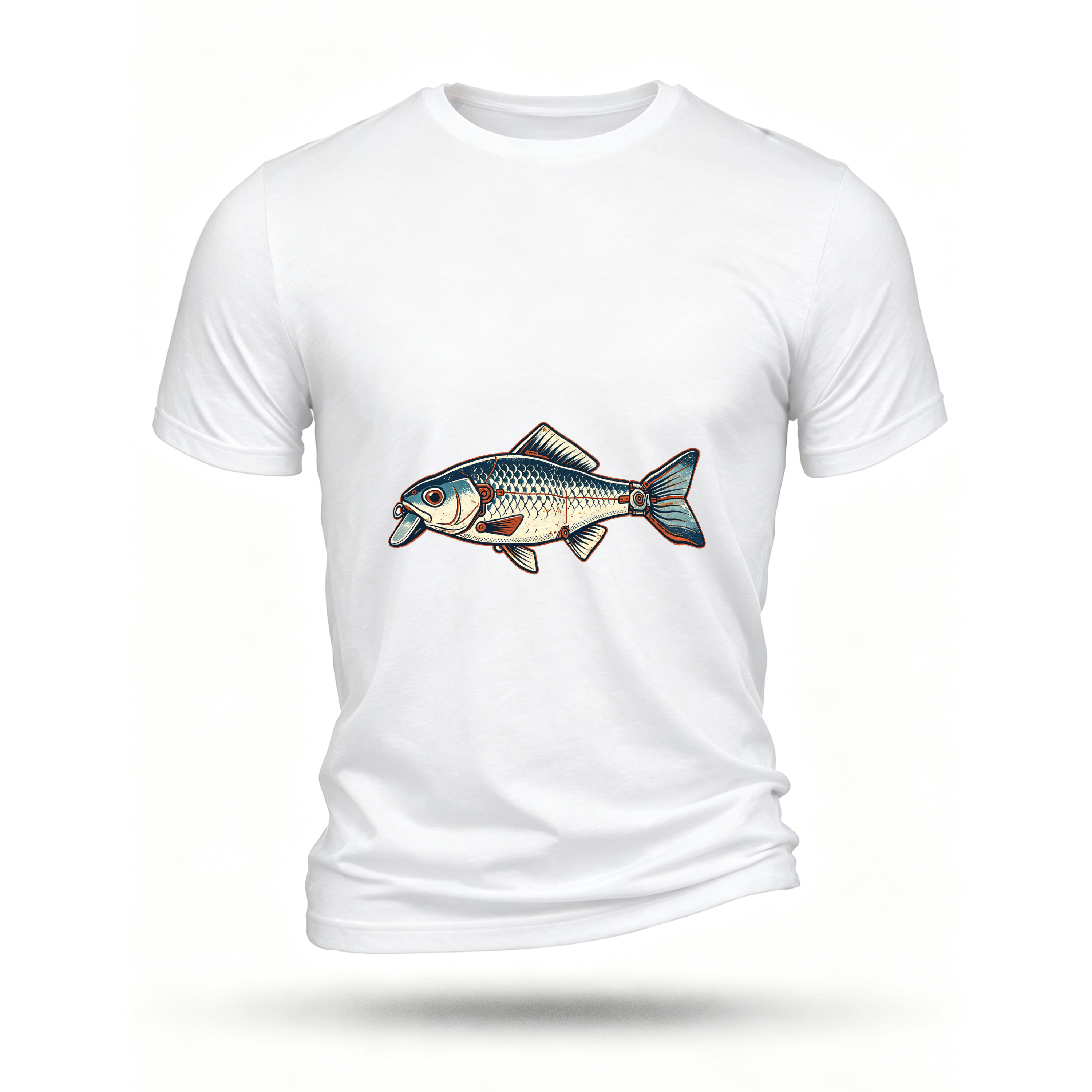 White T-shirt, front print