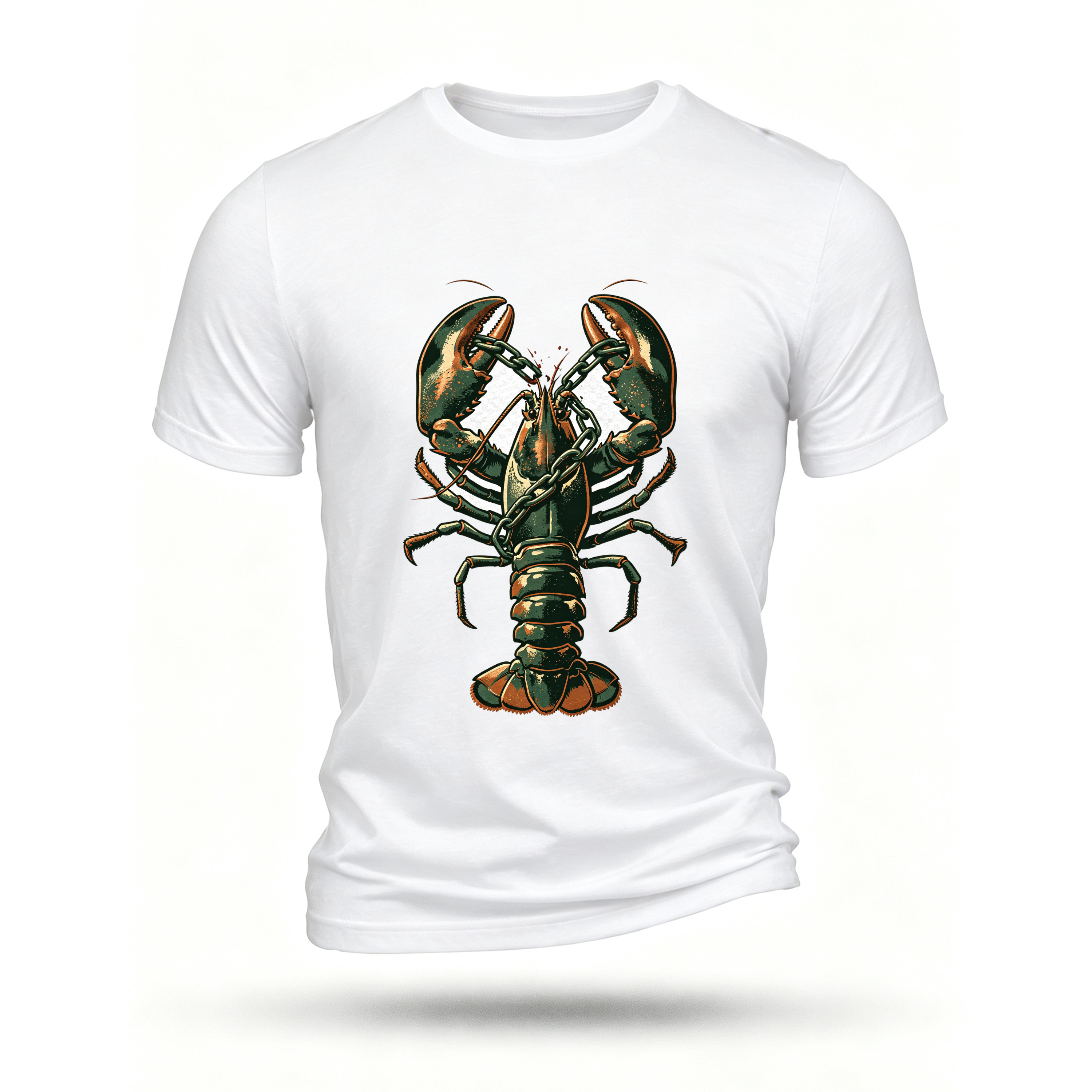 White T-shirt, front print