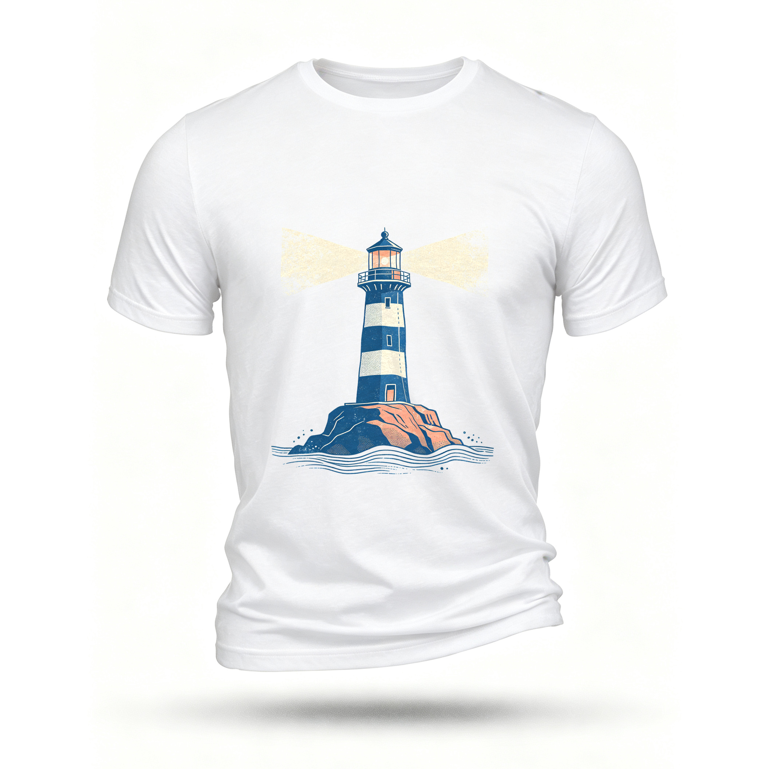 White T-shirt, front print
