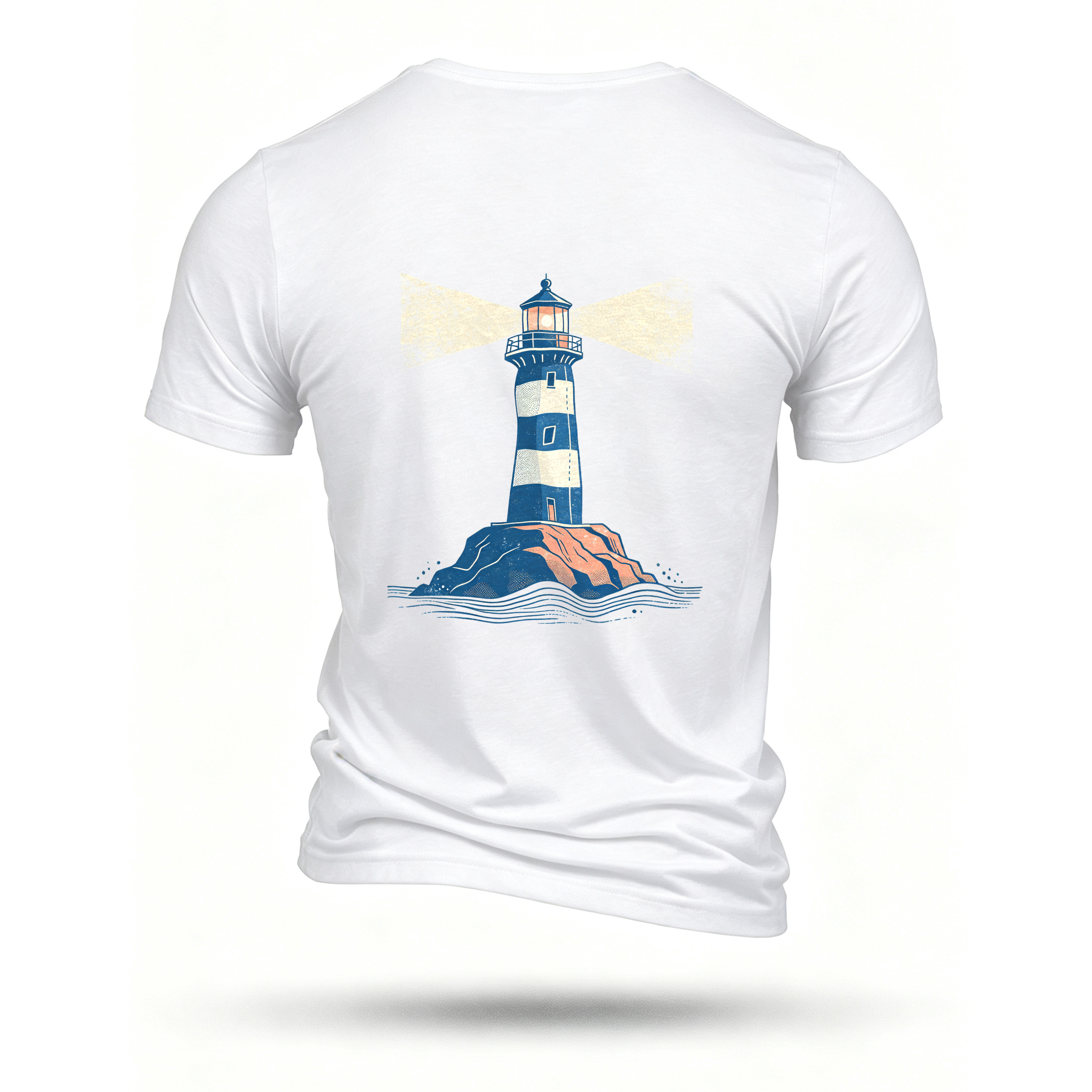 White T-shirt, back print
