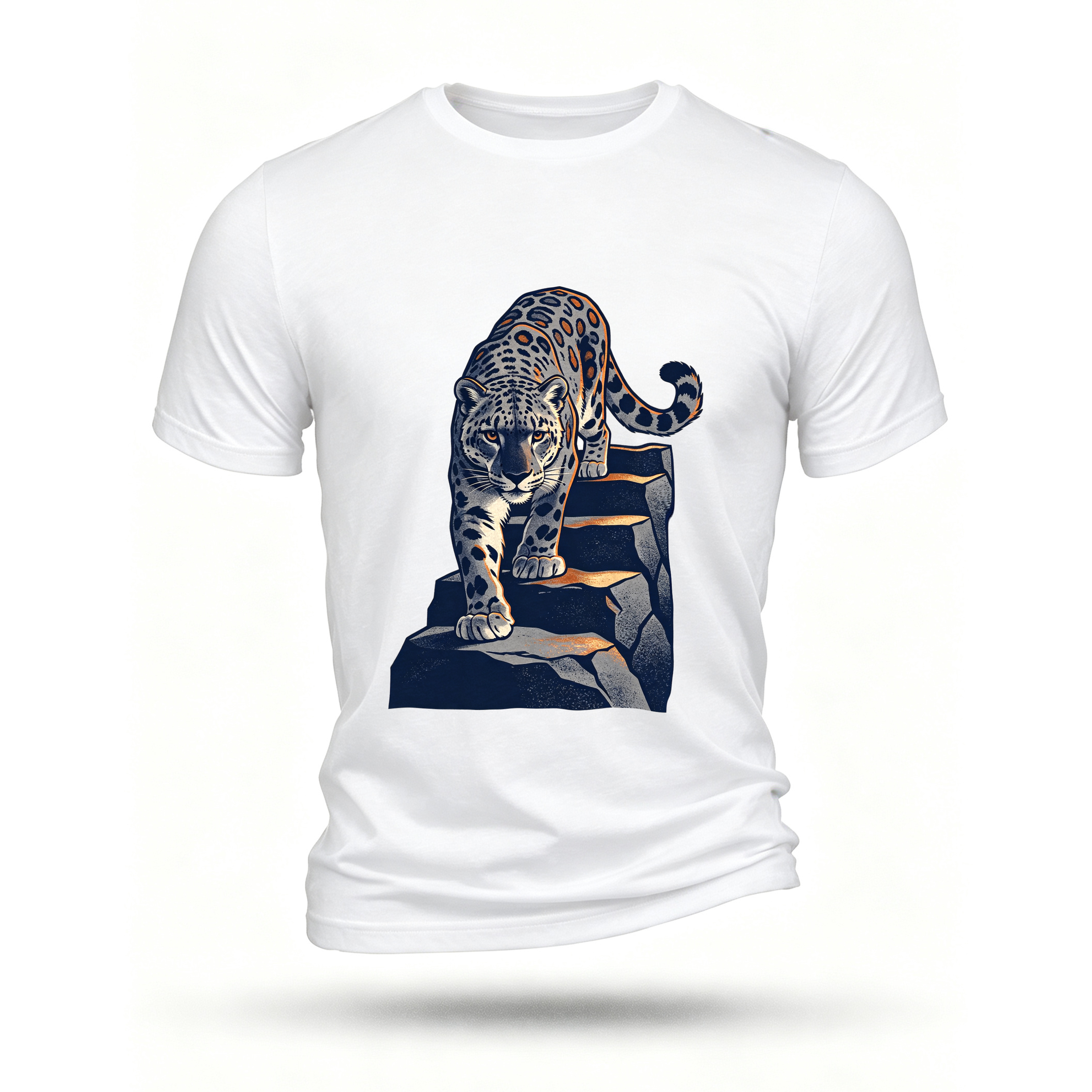 White T-shirt, front print