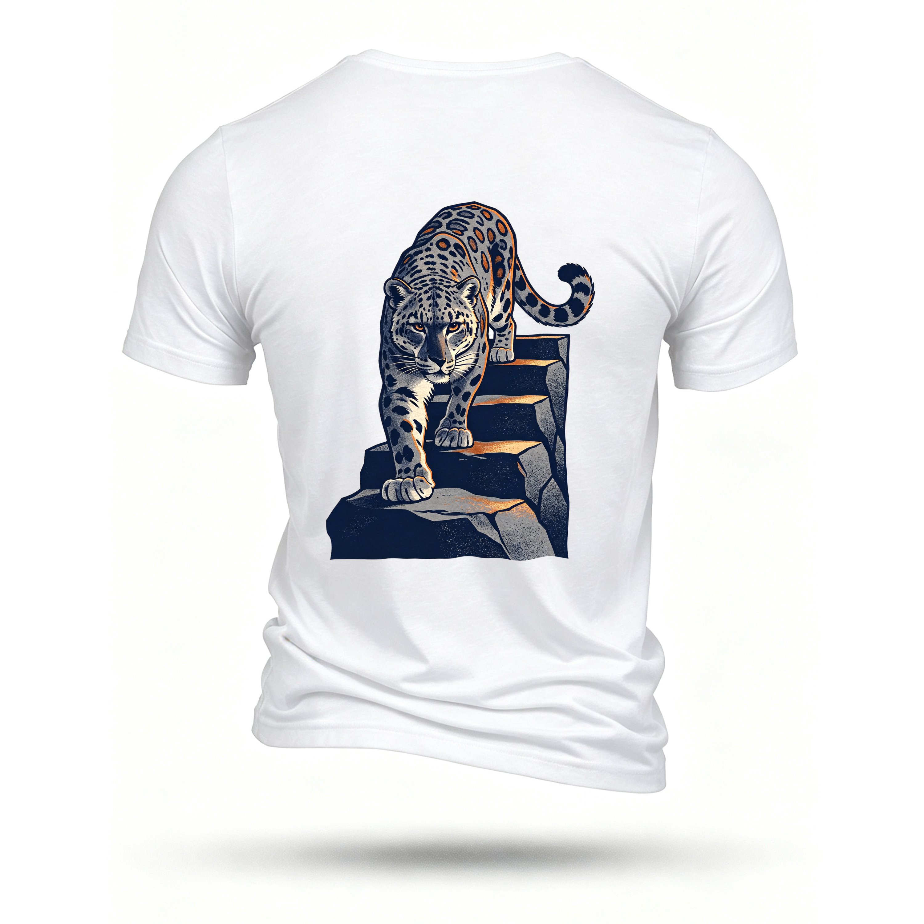 White T-shirt, back print