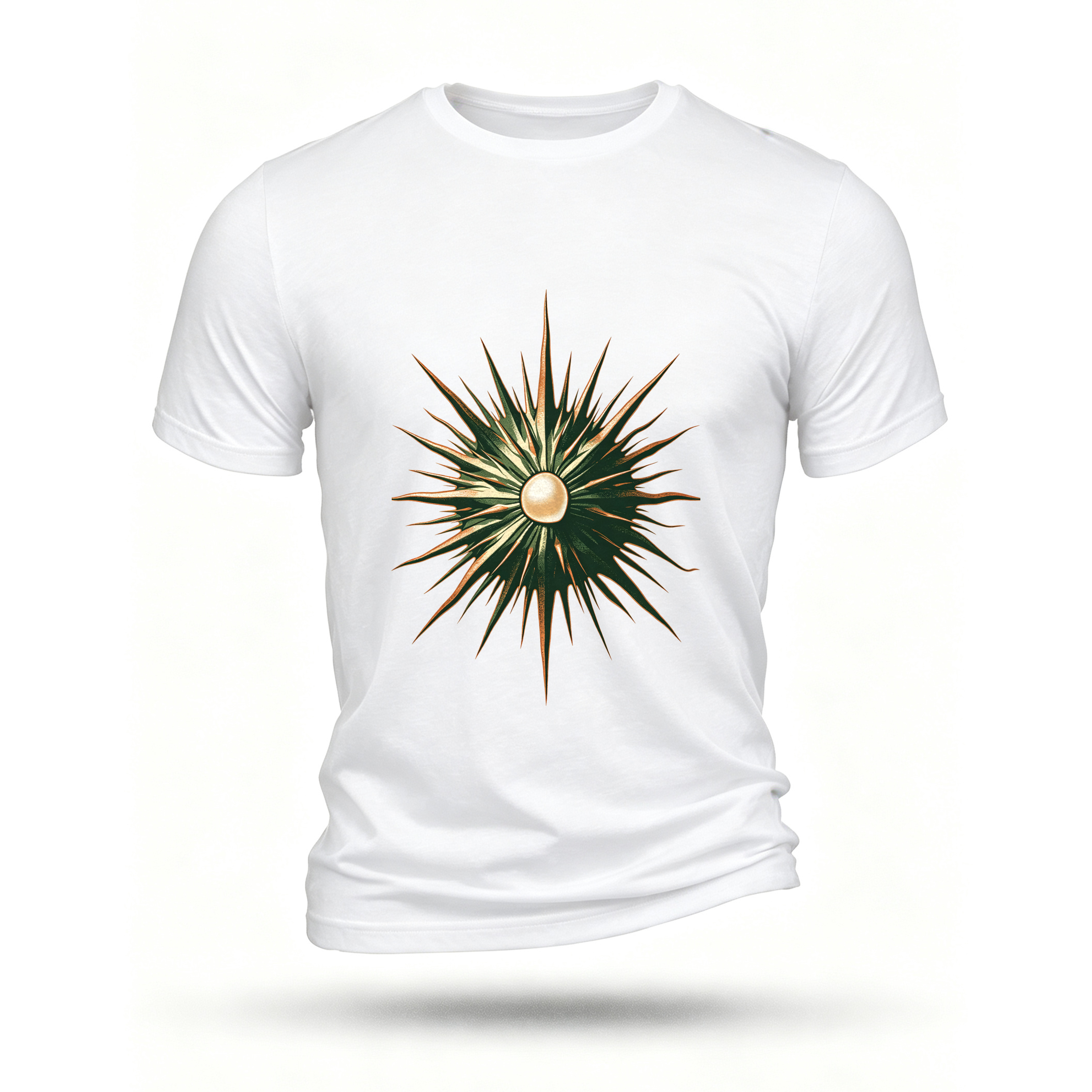 White T-shirt, front print