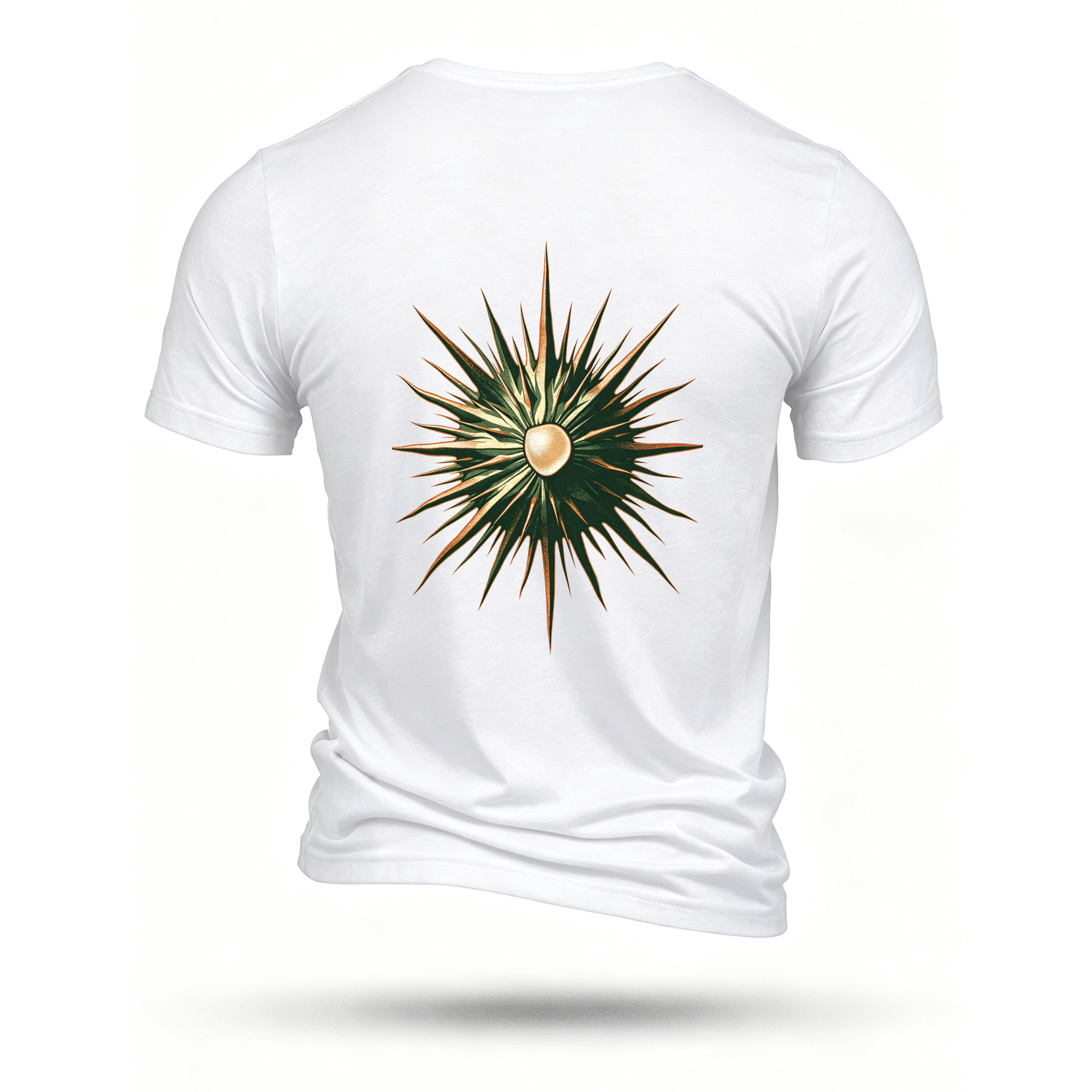 White T-shirt, back print
