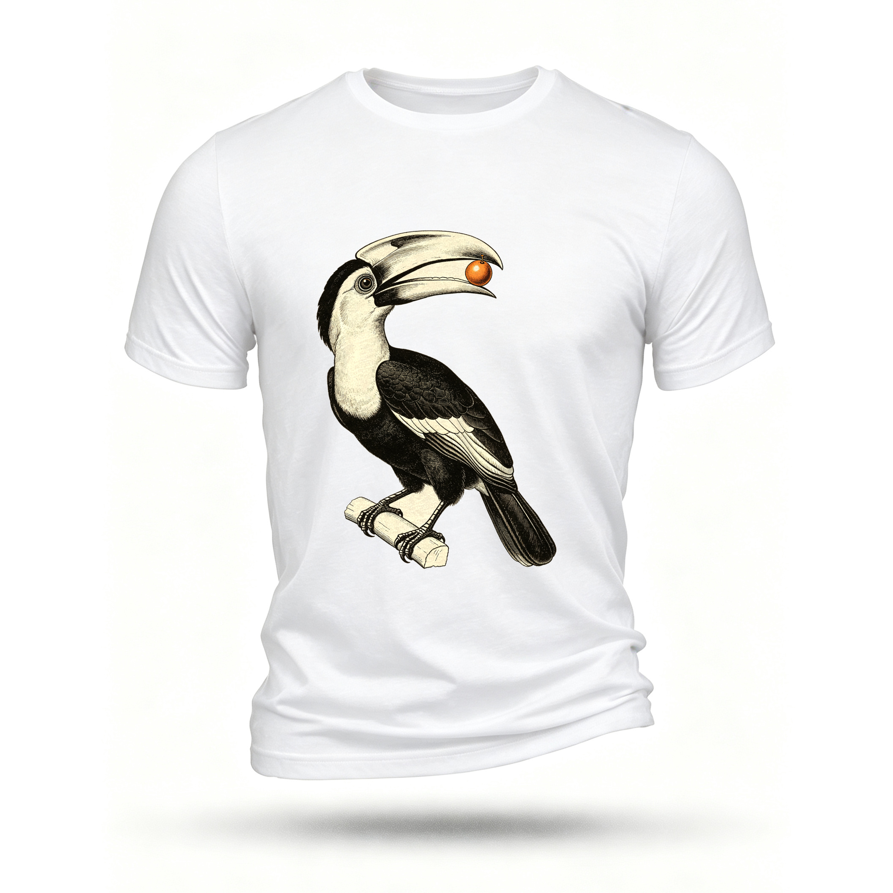 White T-shirt, front print