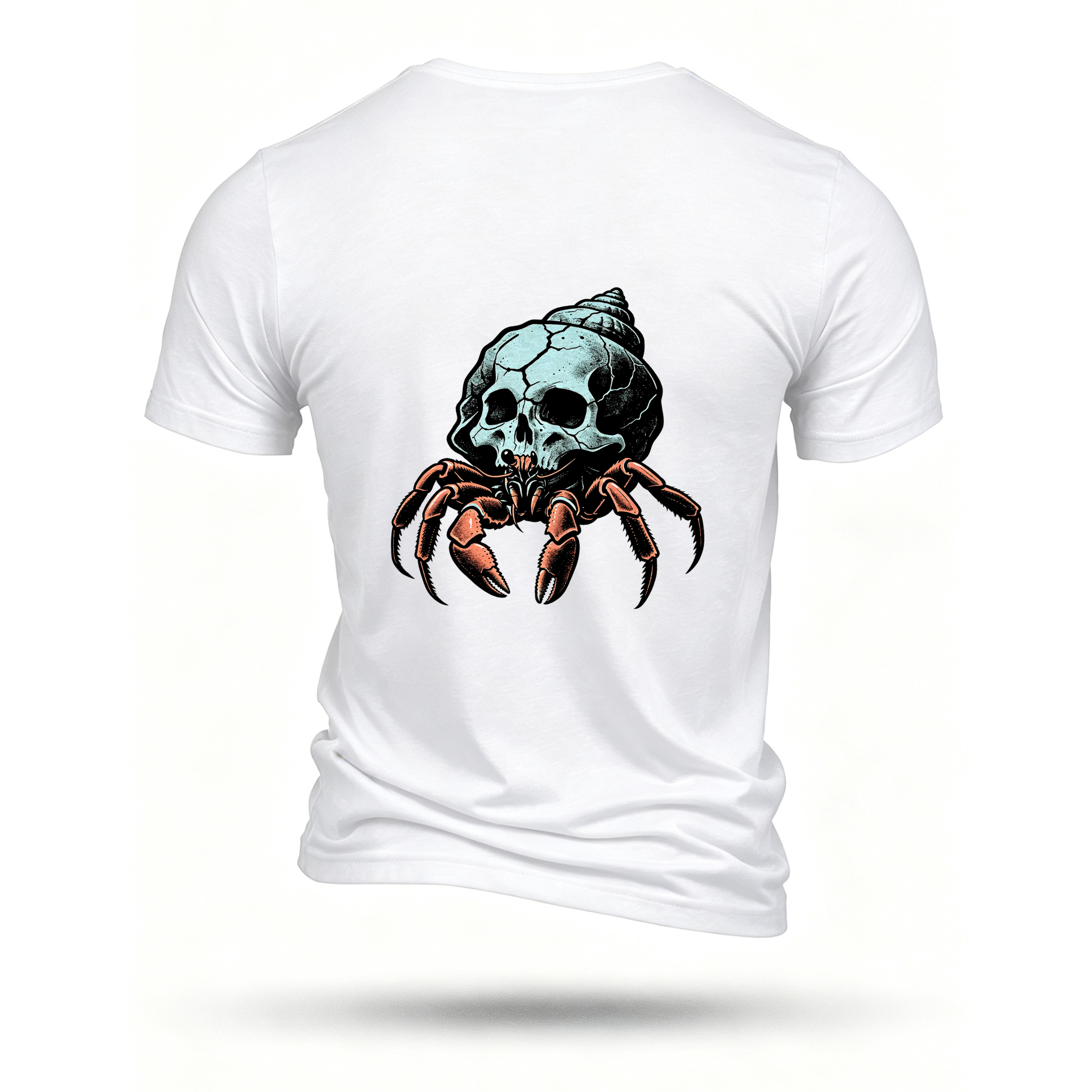 White T-shirt, back print