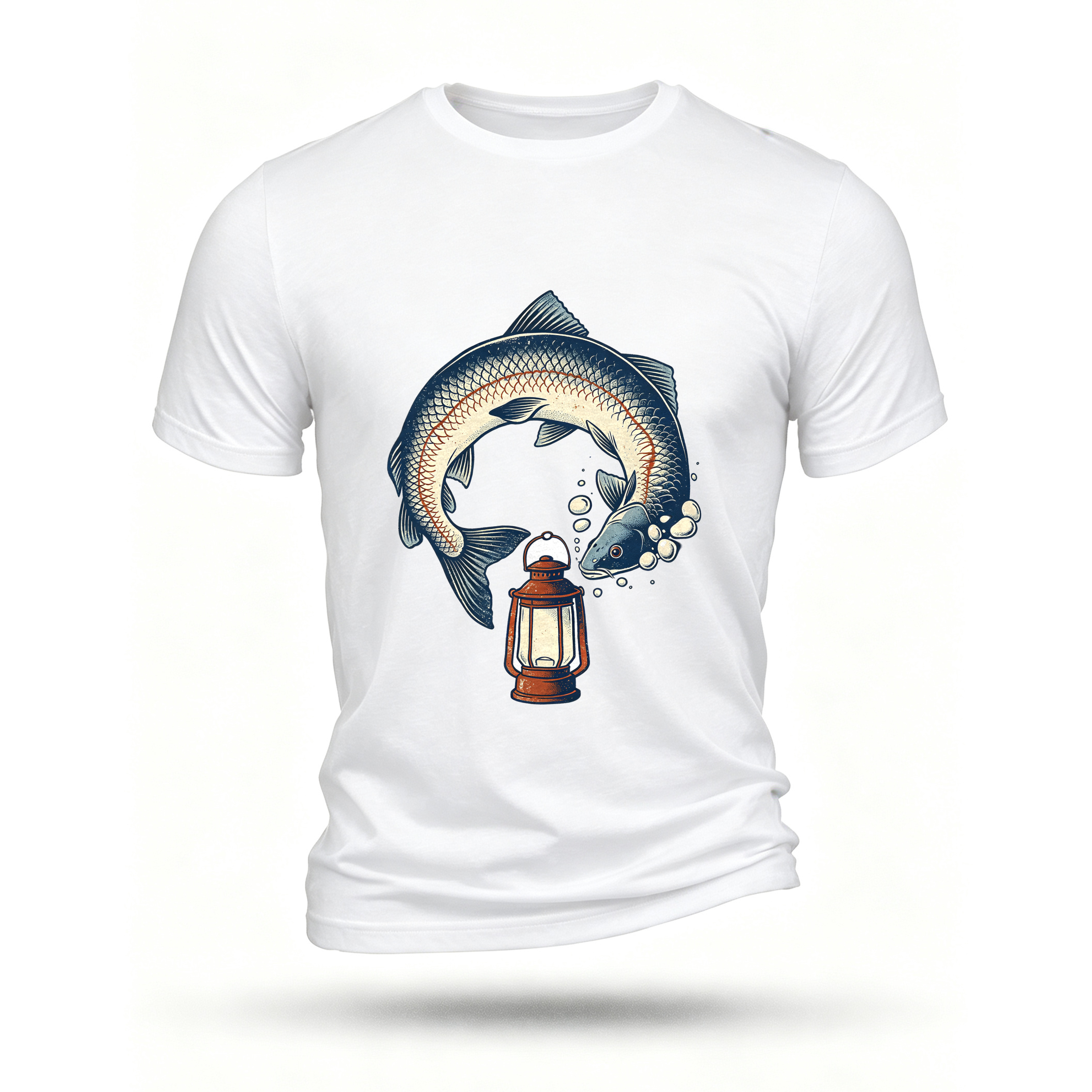 White T-shirt, front print