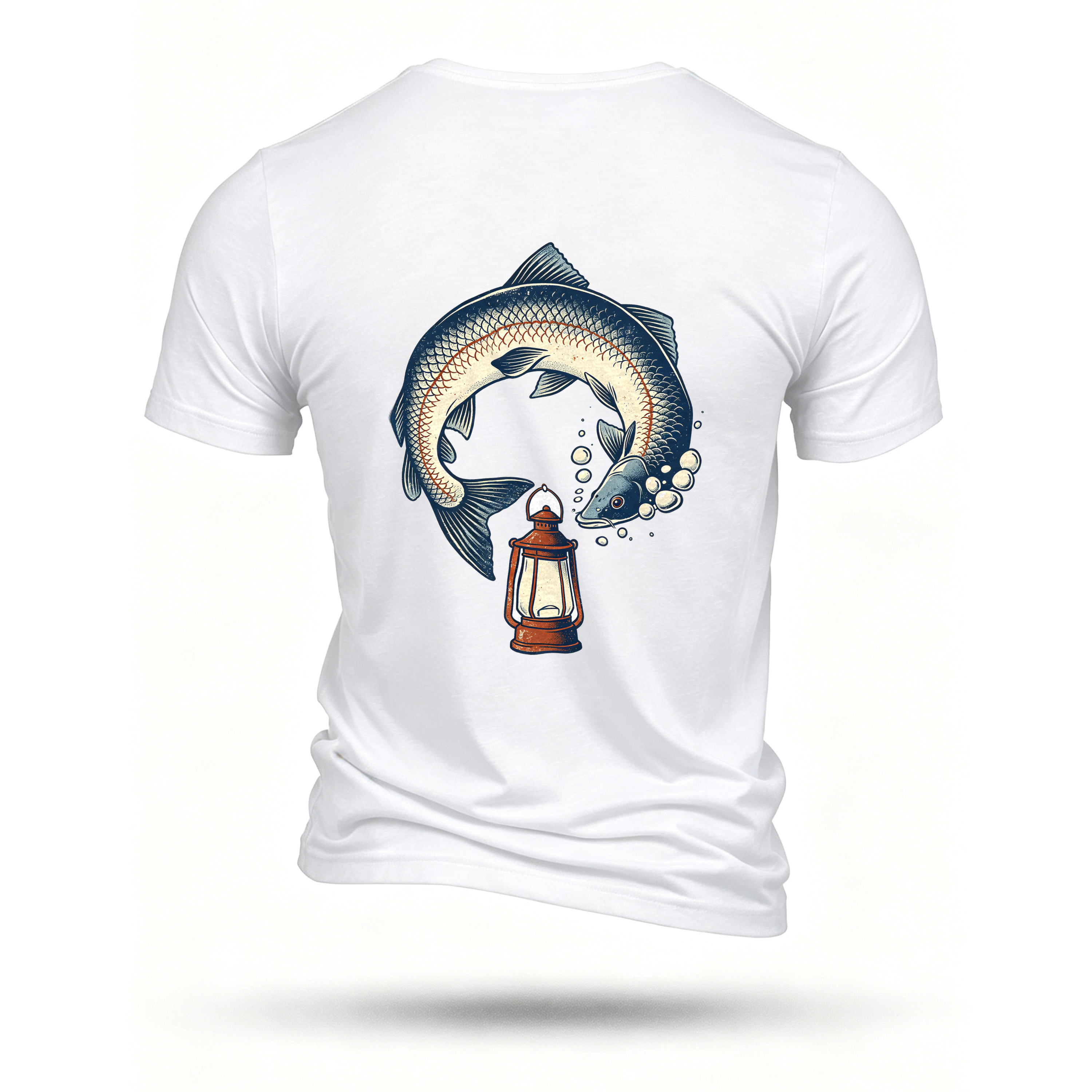 White T-shirt, back print