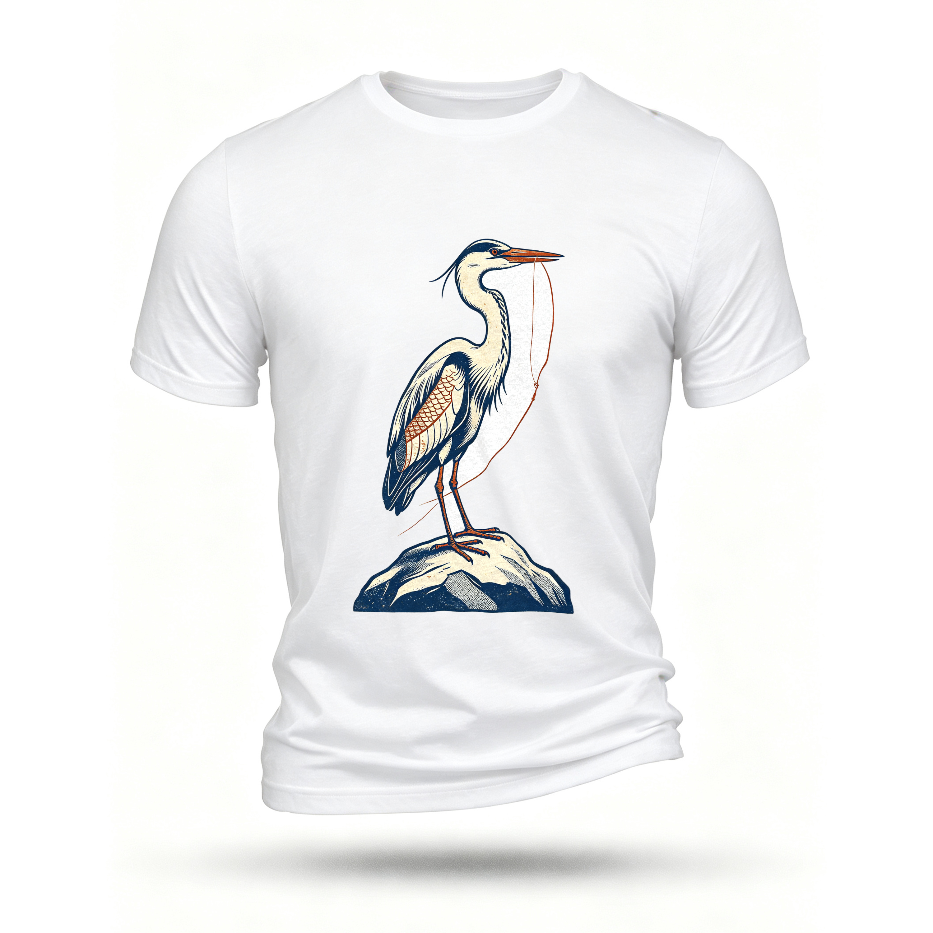 White T-shirt, front print