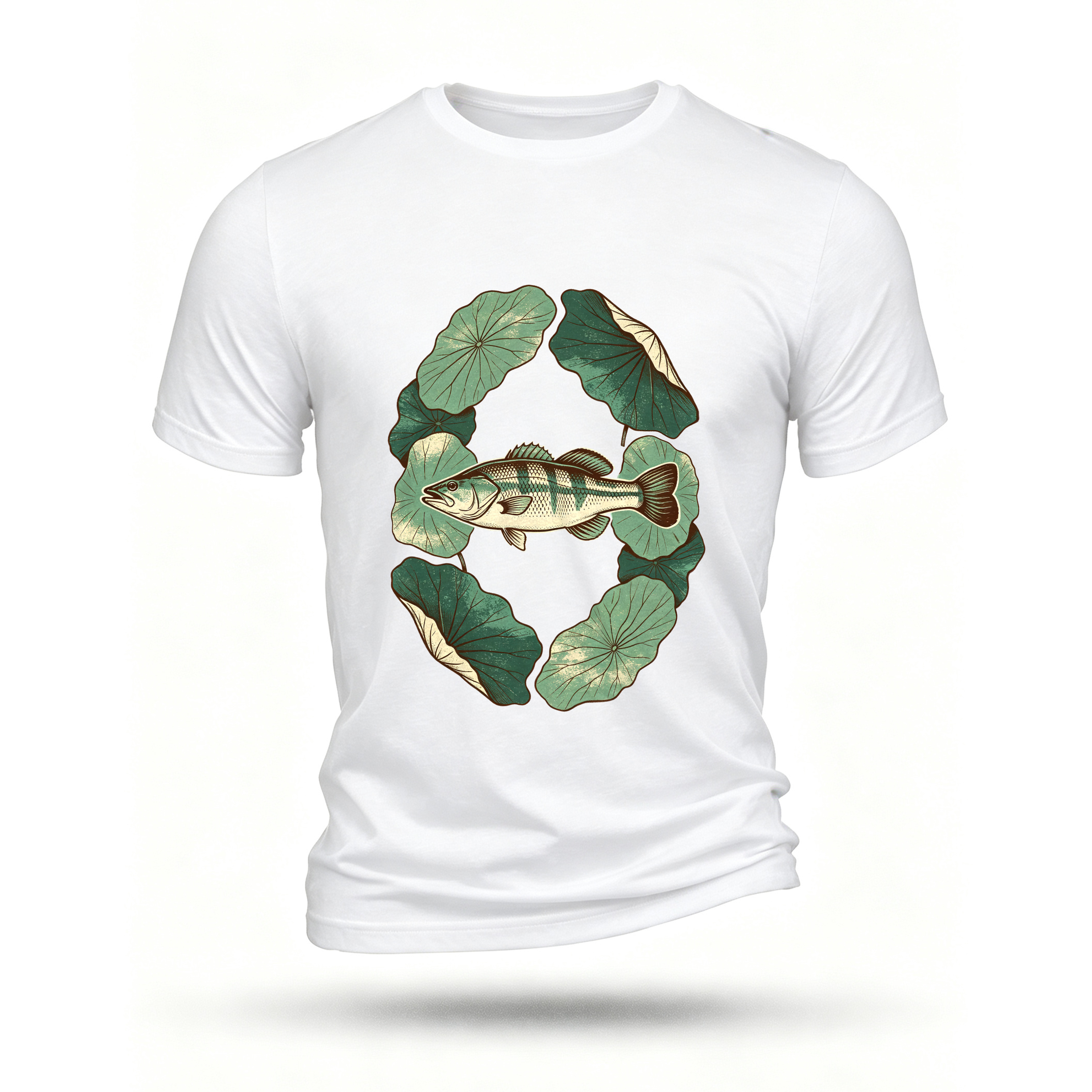 White T-shirt, front print
