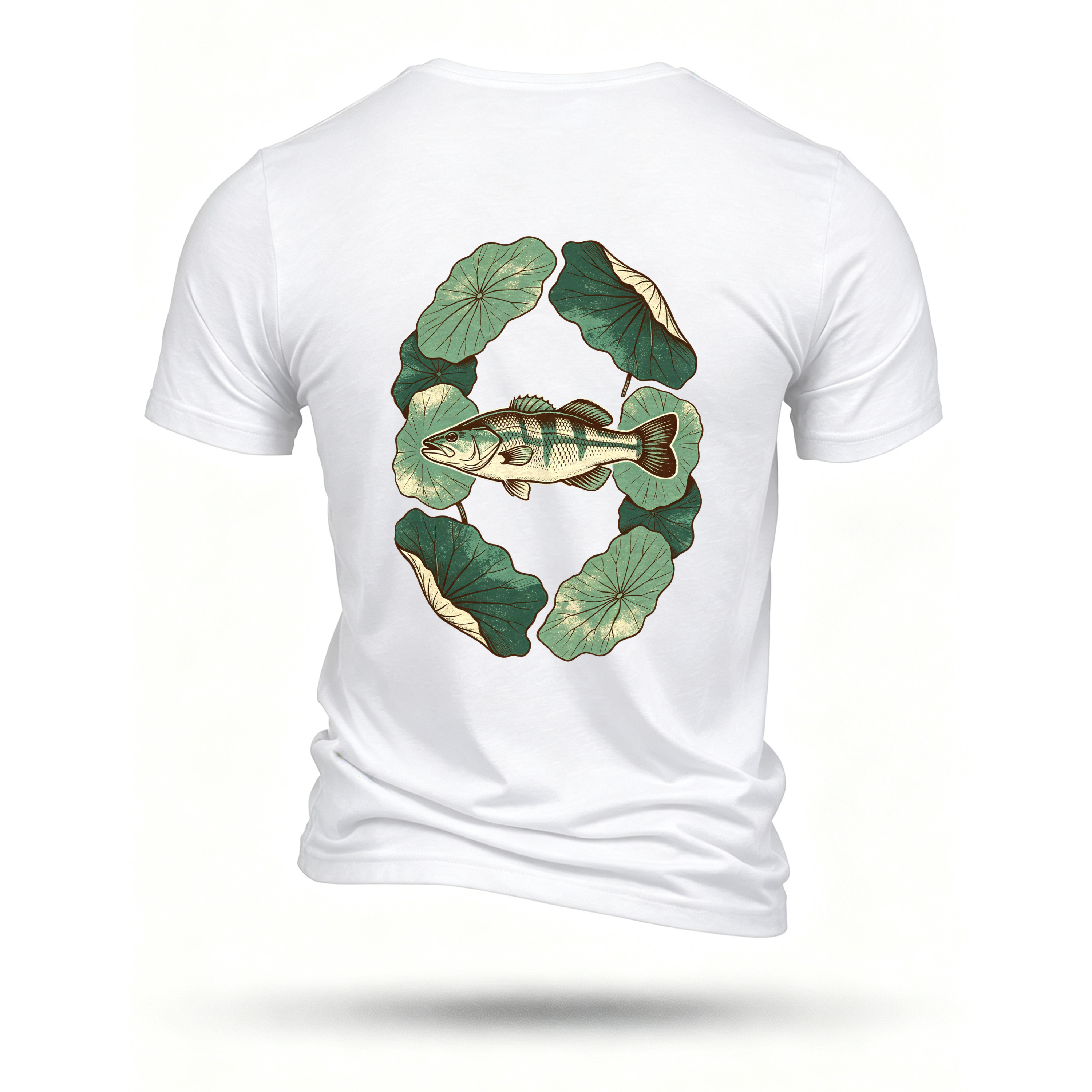 White T-shirt, back print