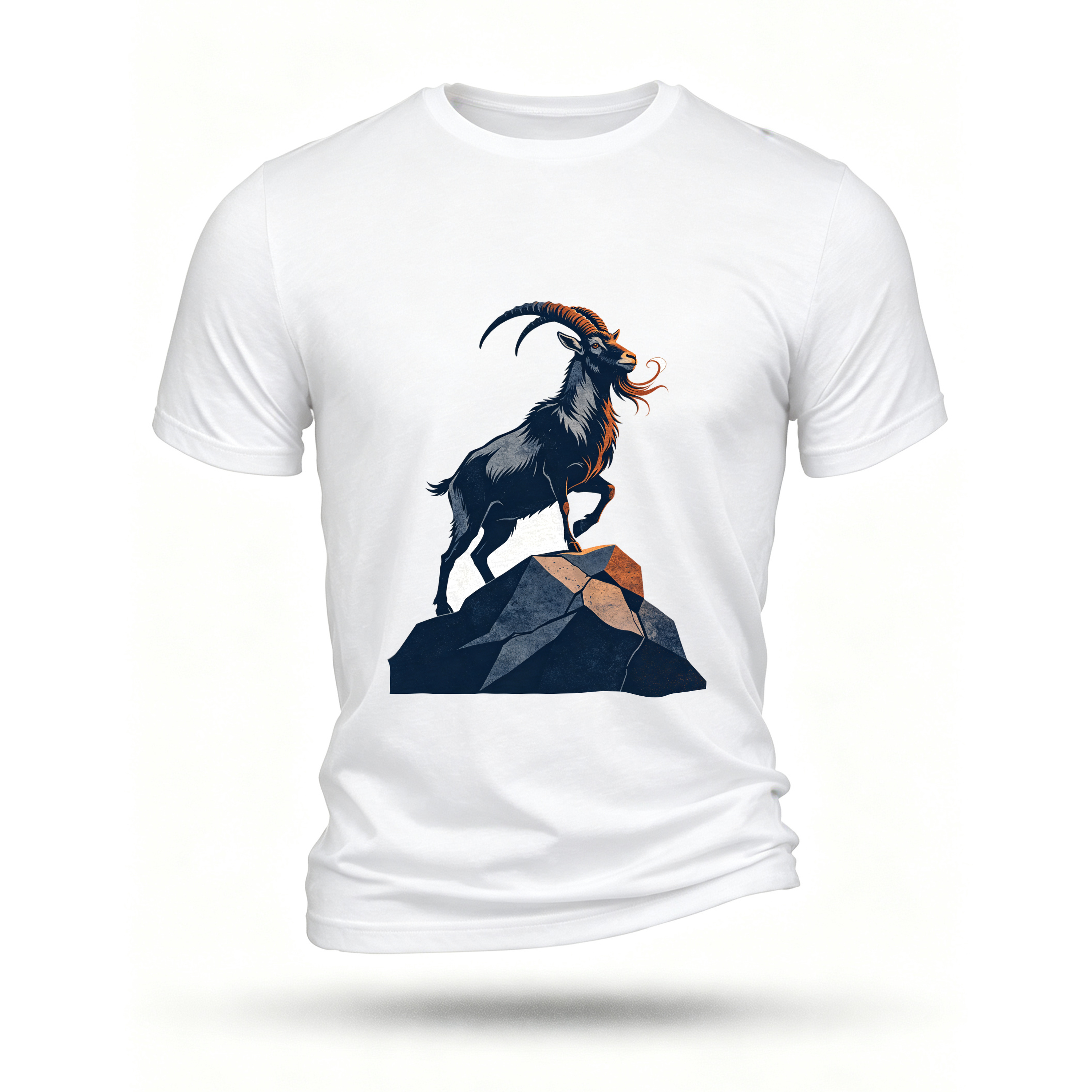 White T-shirt, front print