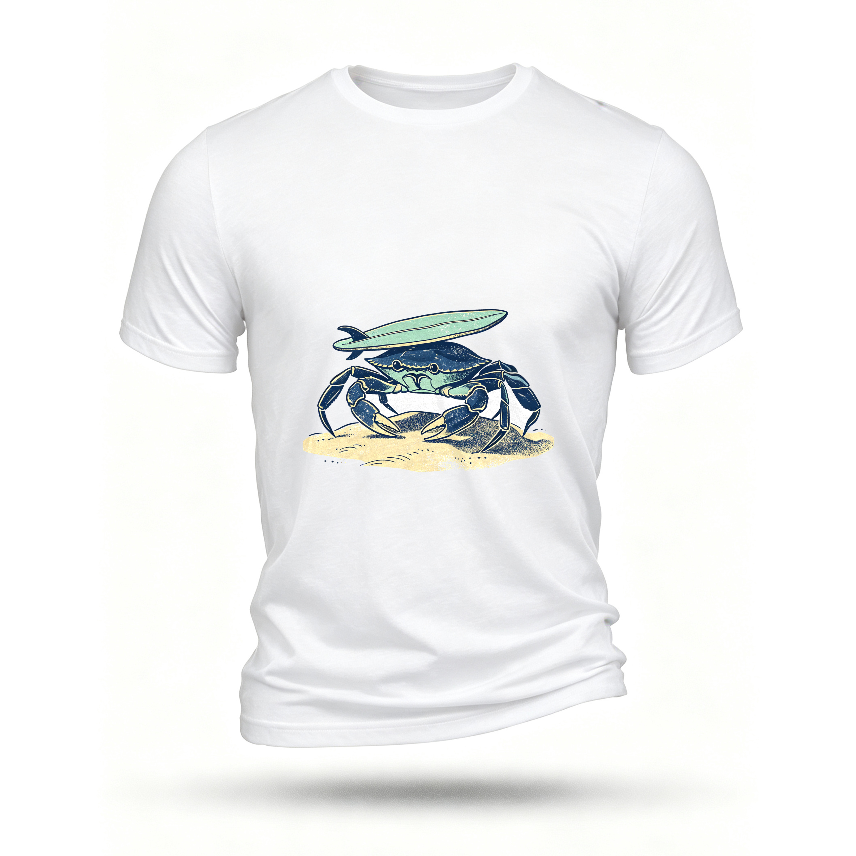 White T-shirt, front print