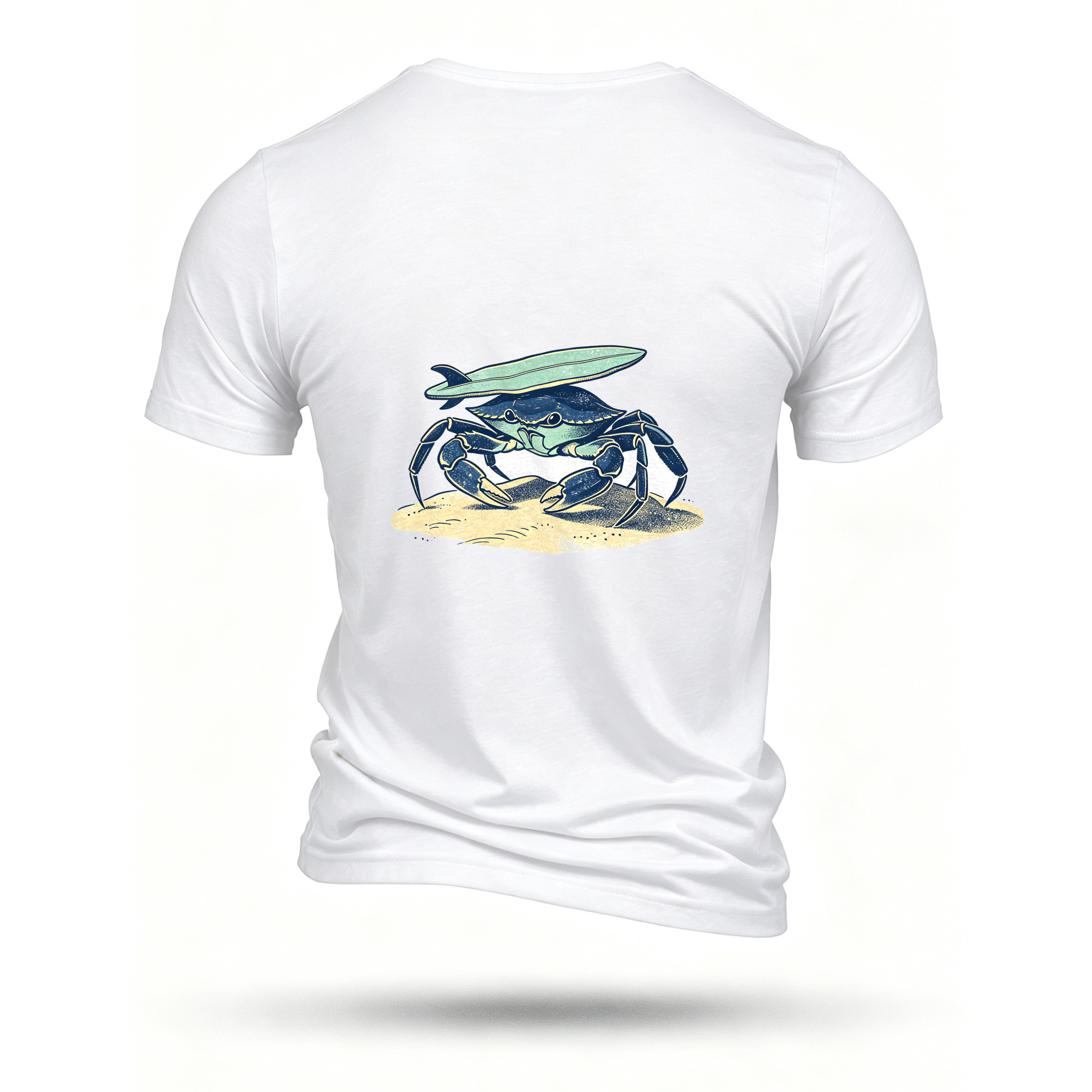 White T-shirt, back print