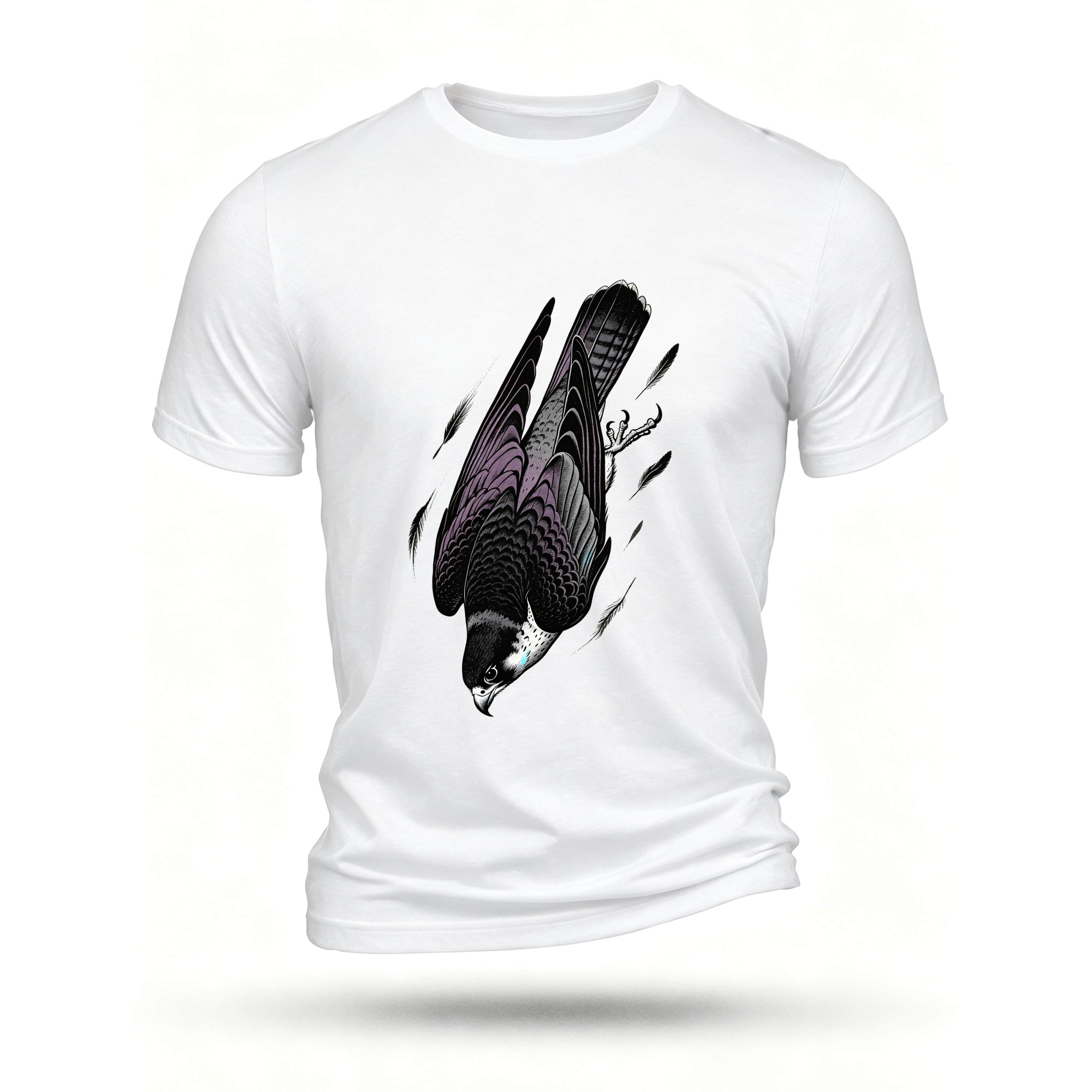 White T-shirt, front print