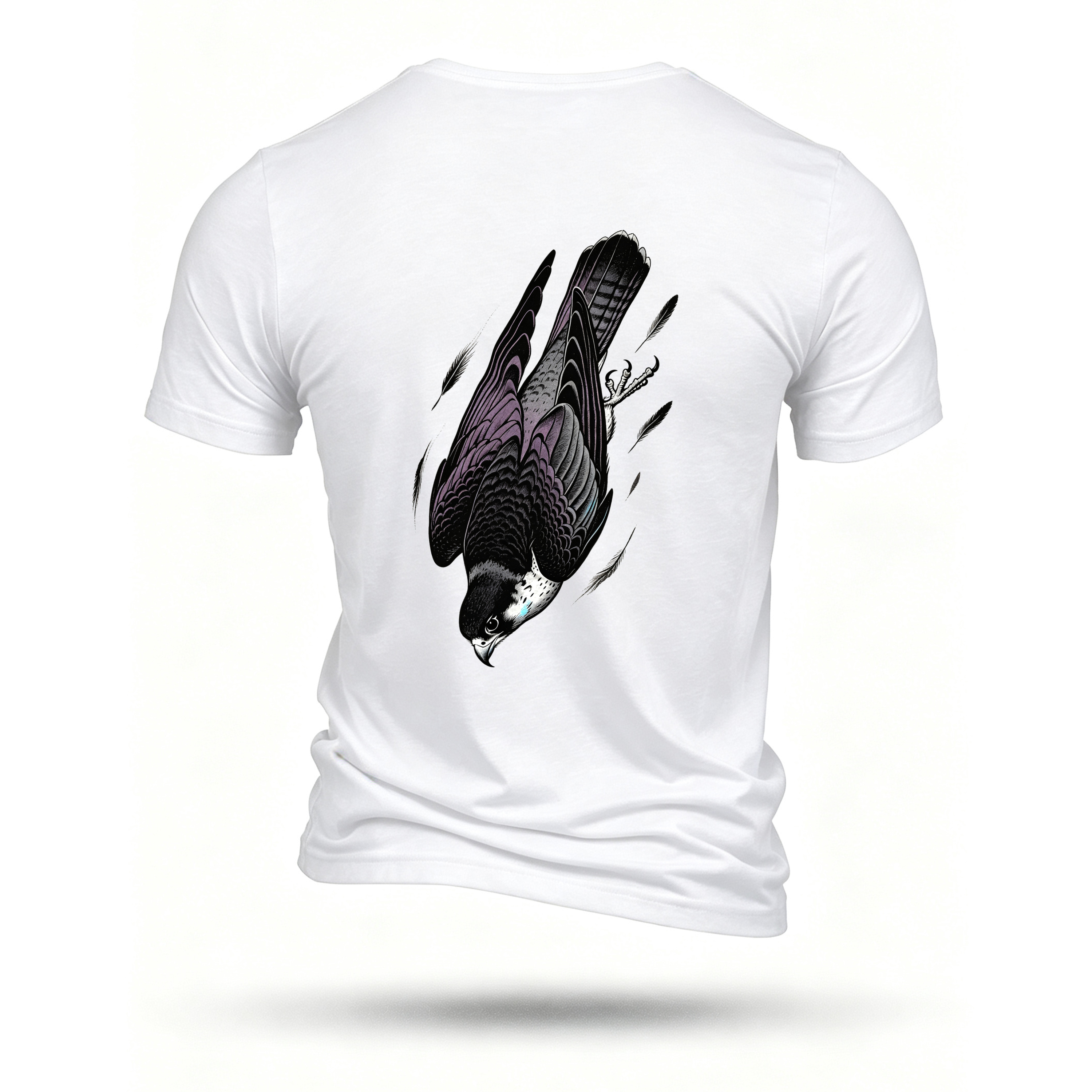 White T-shirt, back print