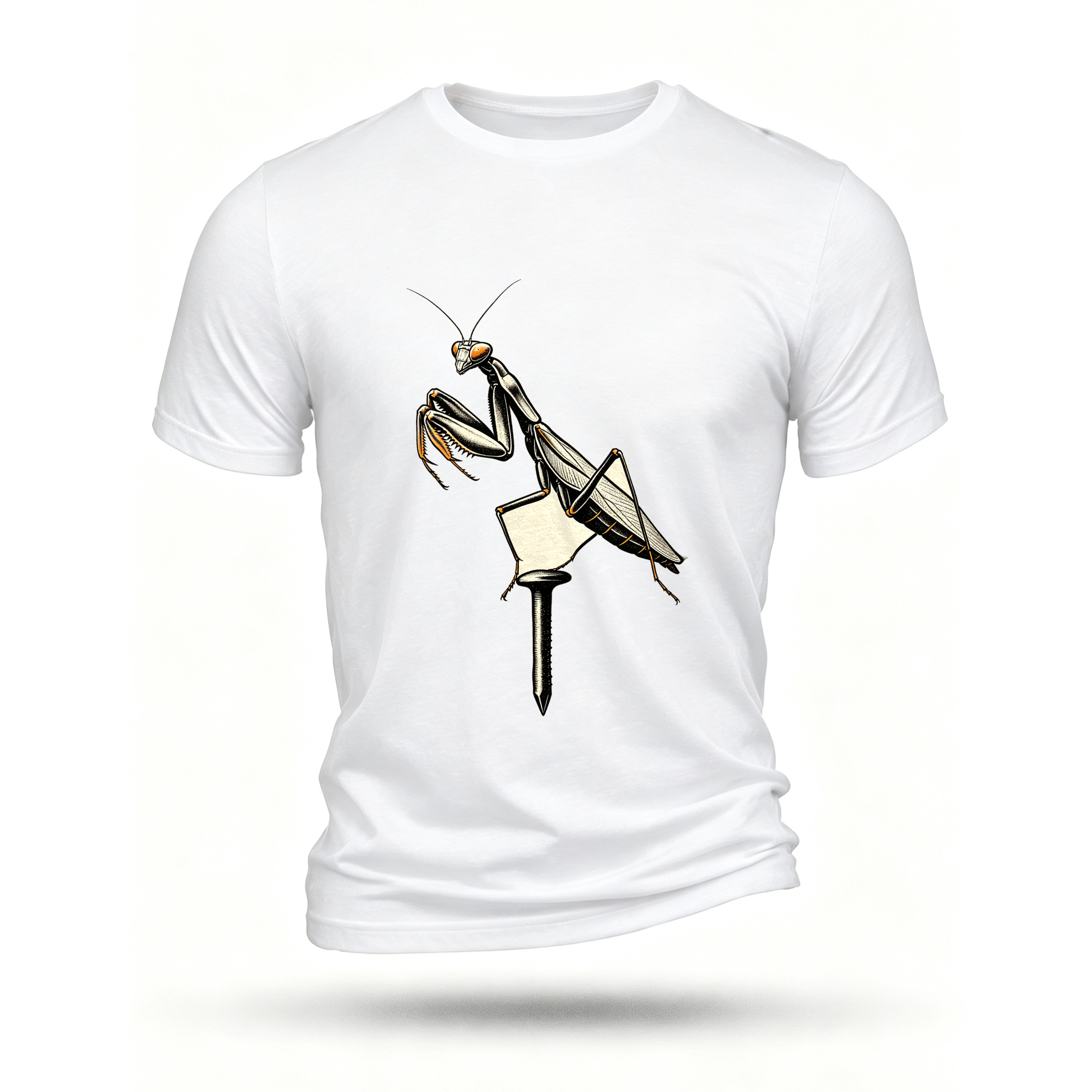 White T-shirt, front print