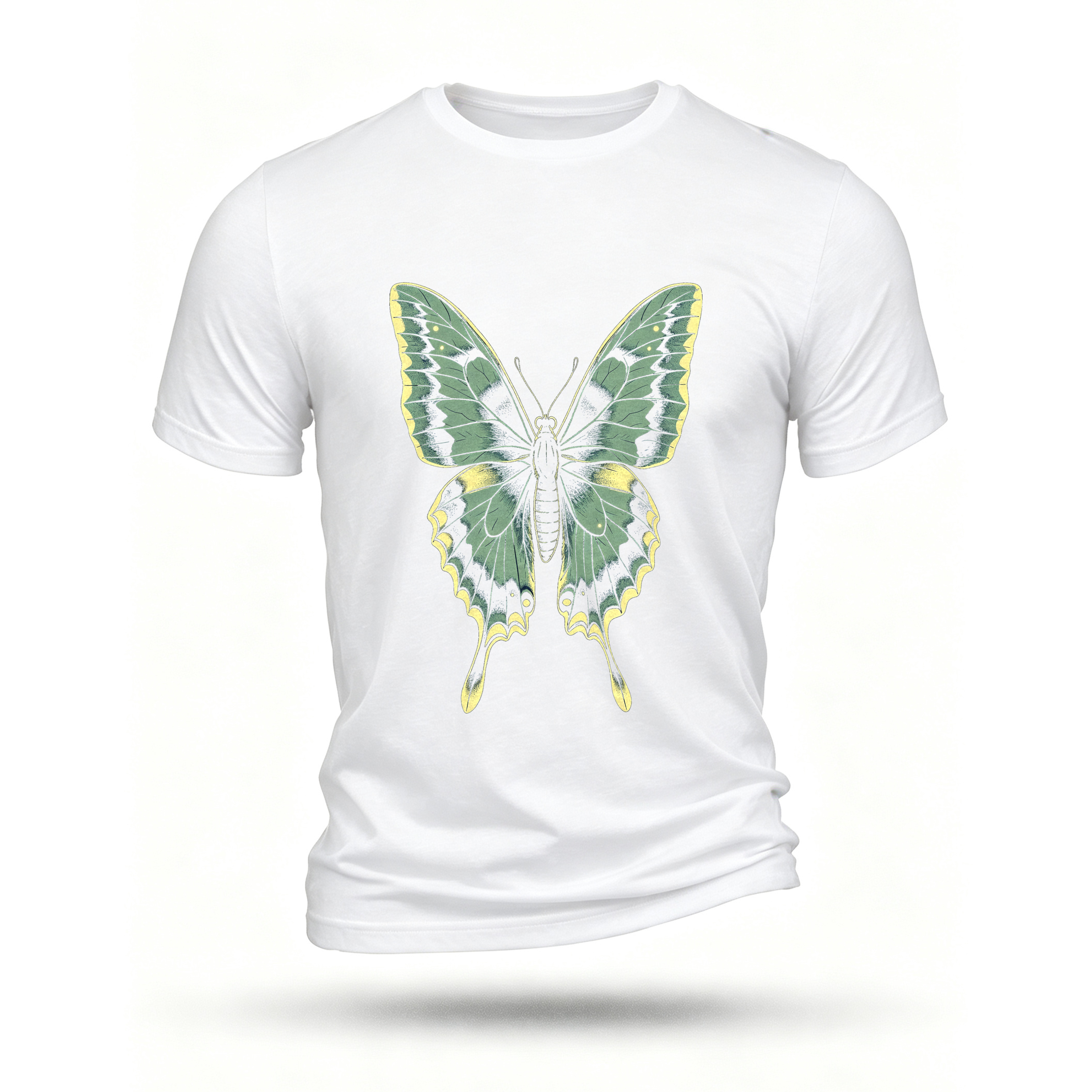 White T-shirt, front print