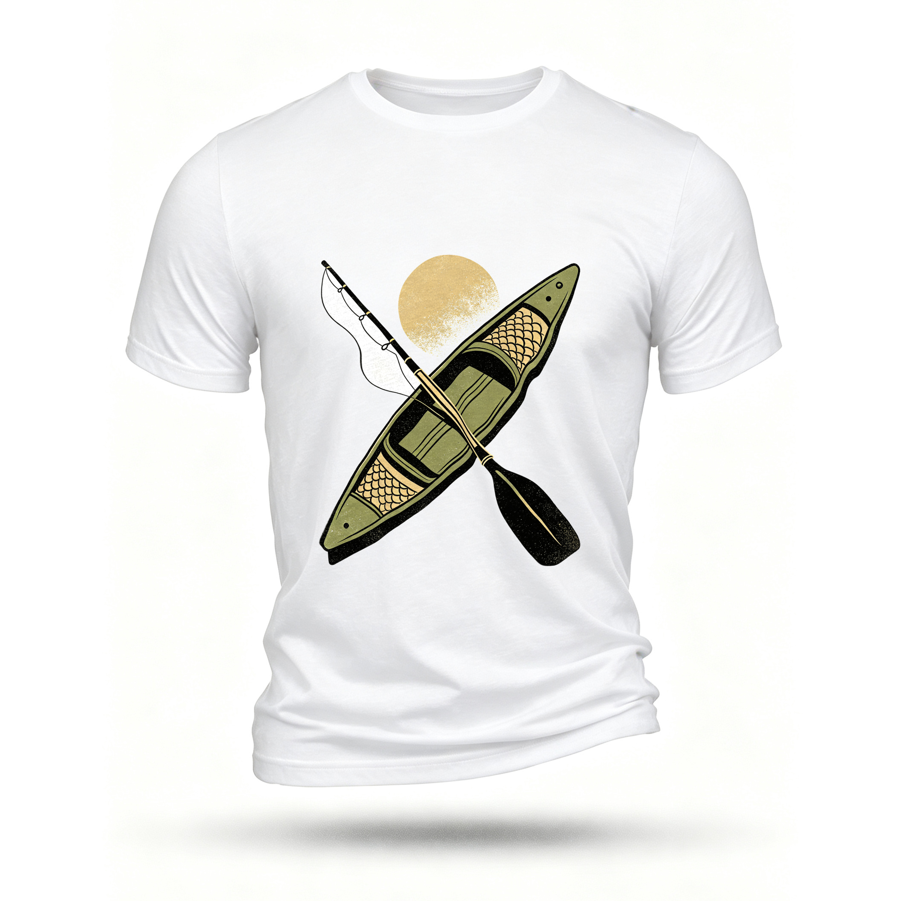 White T-shirt, front print