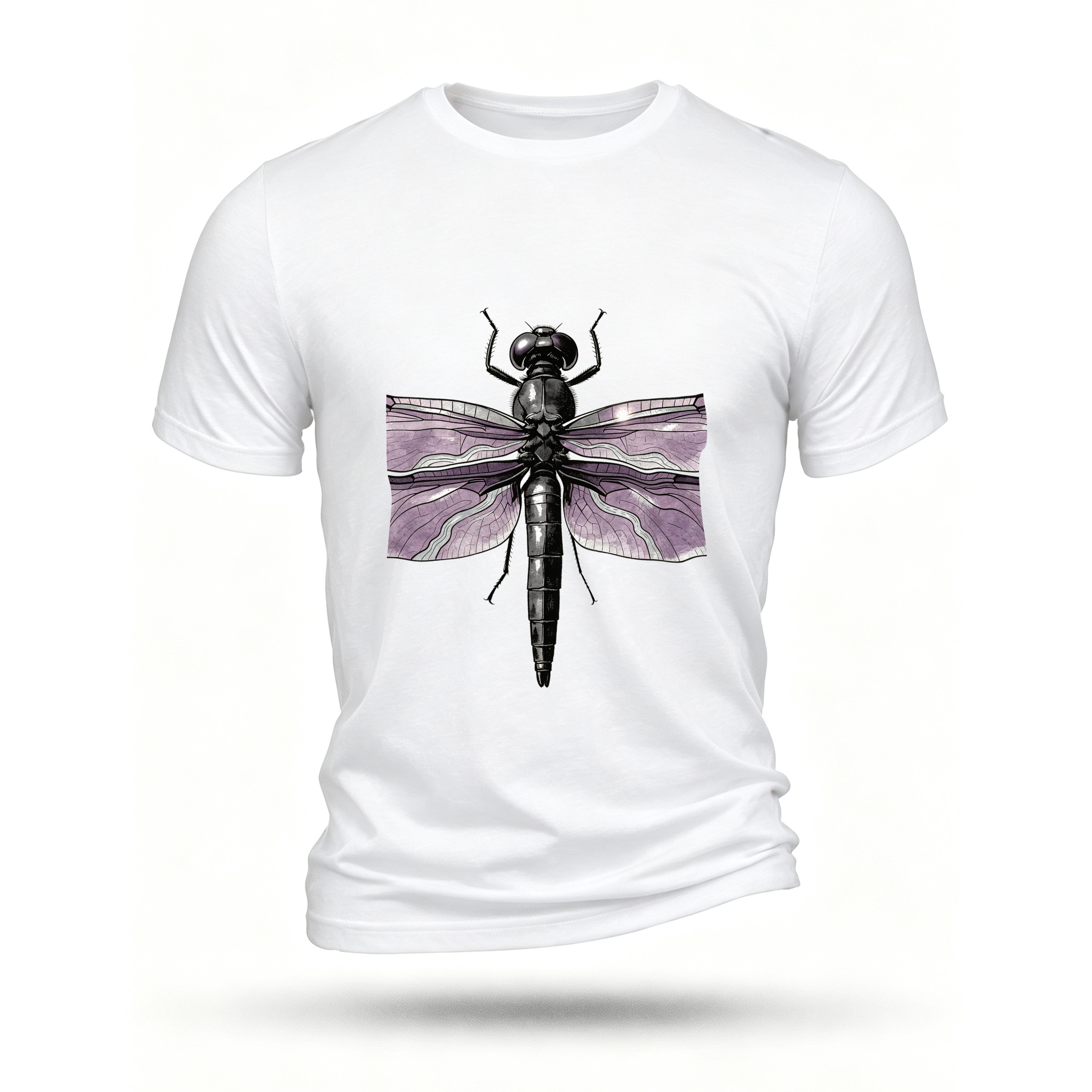 White T-shirt, front print