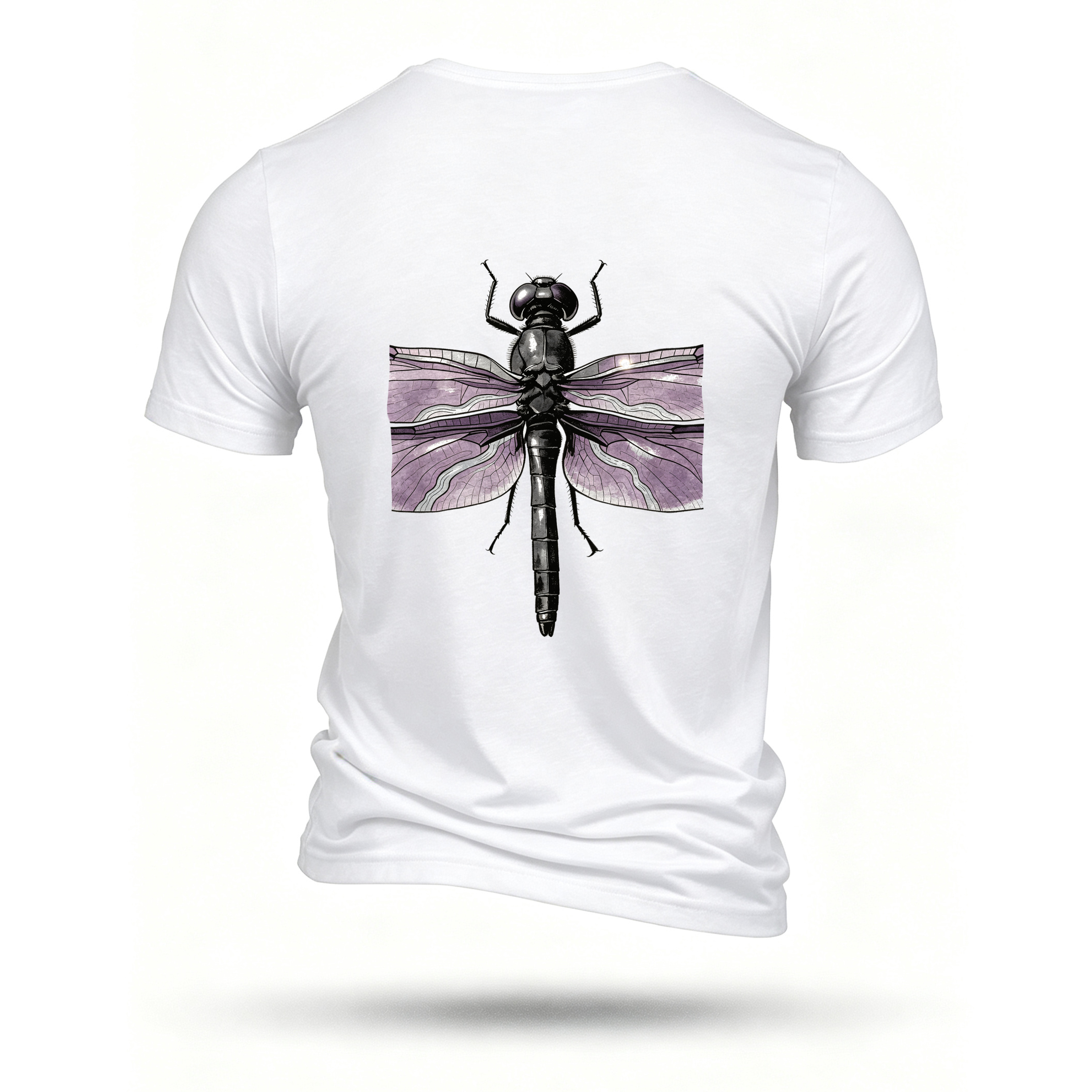 White T-shirt, back print
